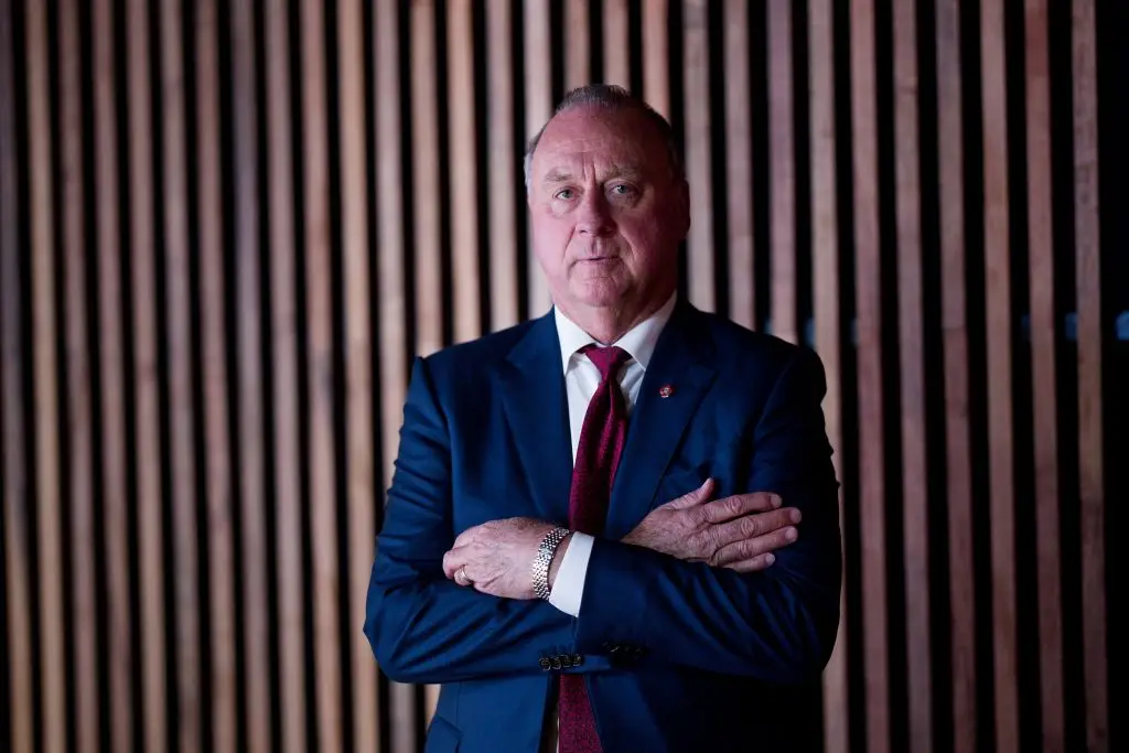 Chris Ellison of Minerals Resources said he wishes to hold his staff 'captive all day long' (Trevor Collens / Australian Financial Review via Getty Images)