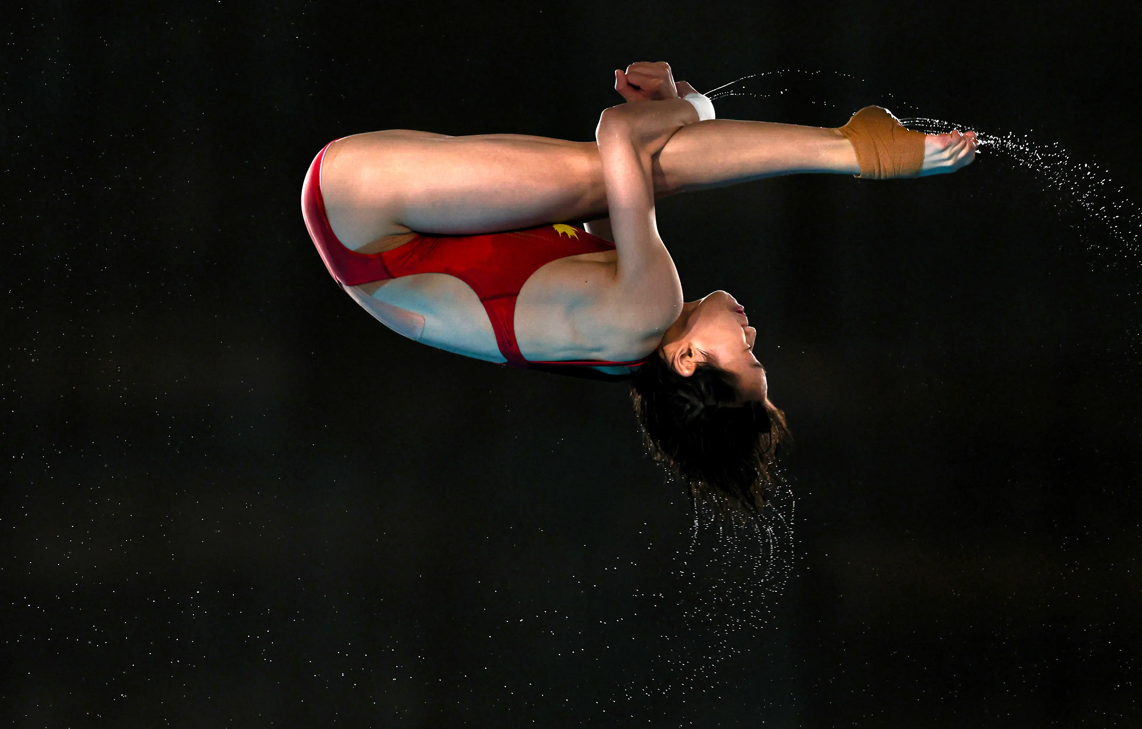 Quan Hongchan at the Paris Olympics (Amin Mohammad Jamali/Getty Images)