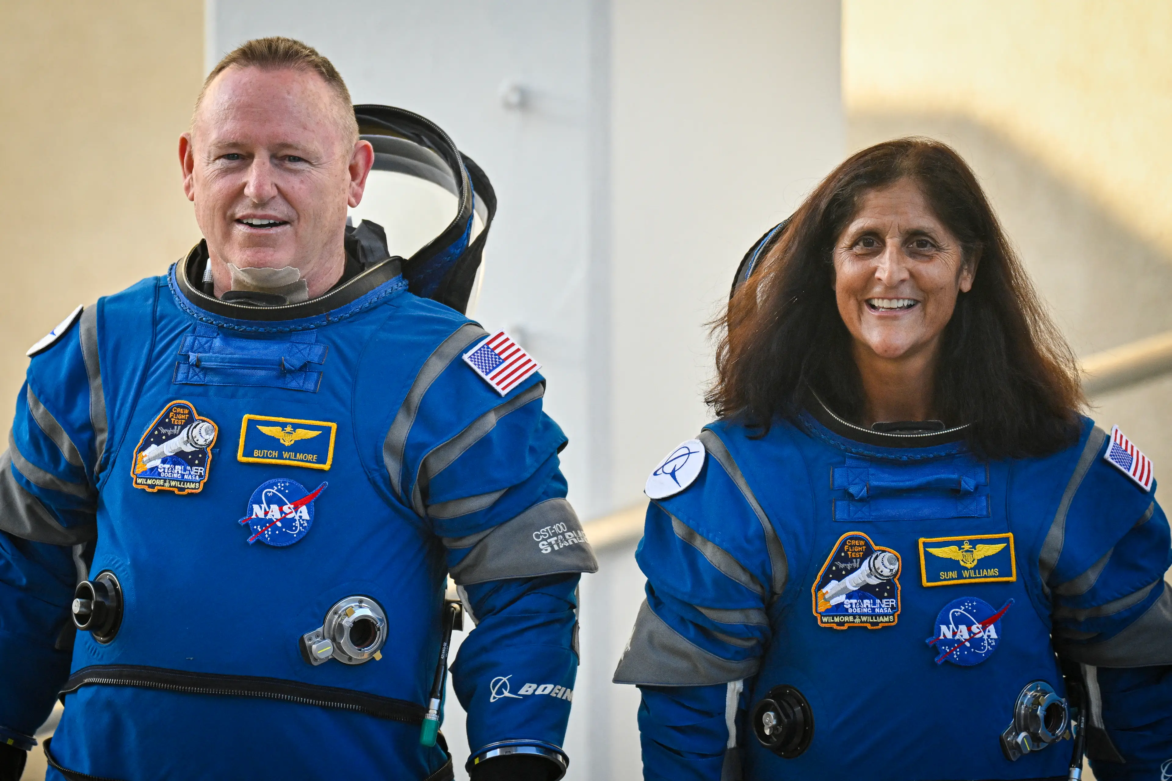 Butch Wilmore and Suni Williams only just safely returned (MIGUEL J. RODRIGUEZ CARRILLO/AFP via Getty Images) 