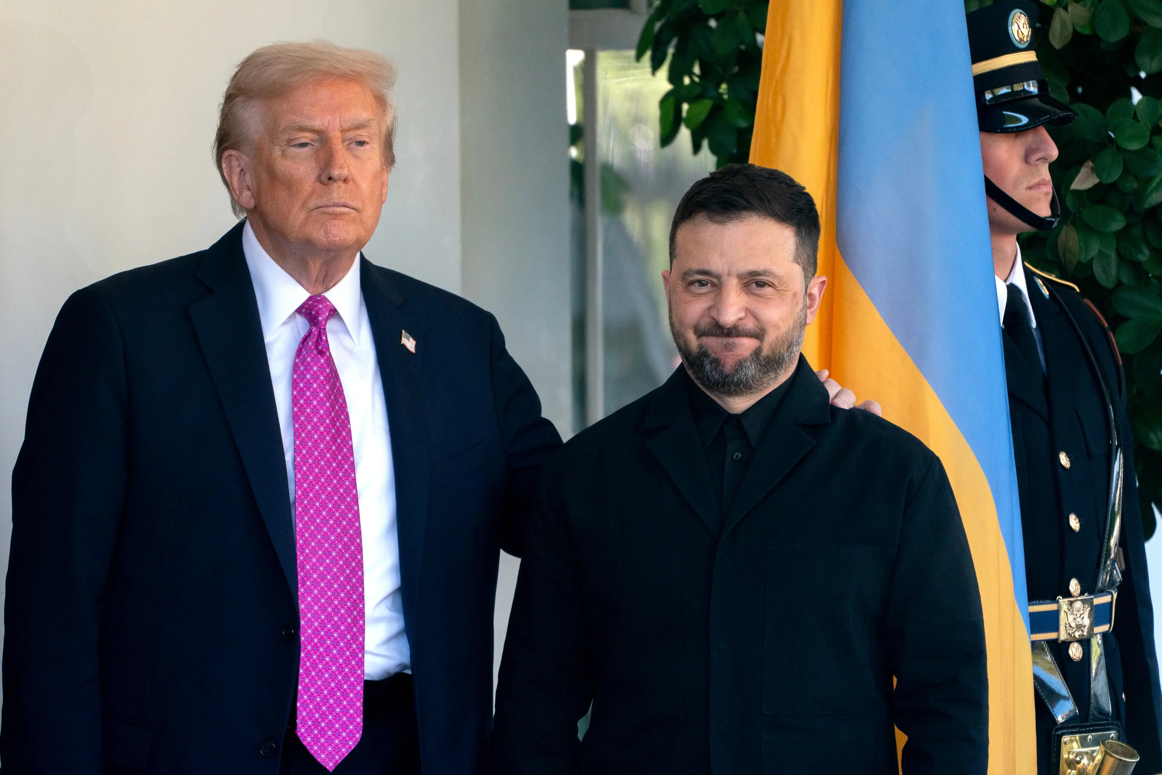 Zelenskyy agreed to a revised peace plan on Tuesday (Stefani Reynolds/Bloomberg via Getty Images)