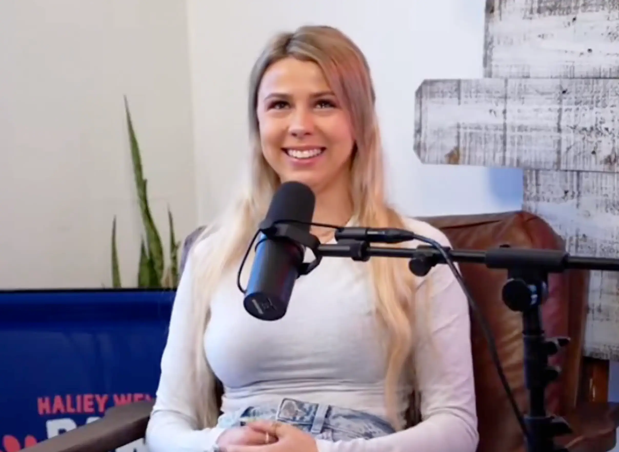 Haliey Welch fought back tears as she spoke out about the cryptocurrency scandal she's involved in (FaZe Banks)