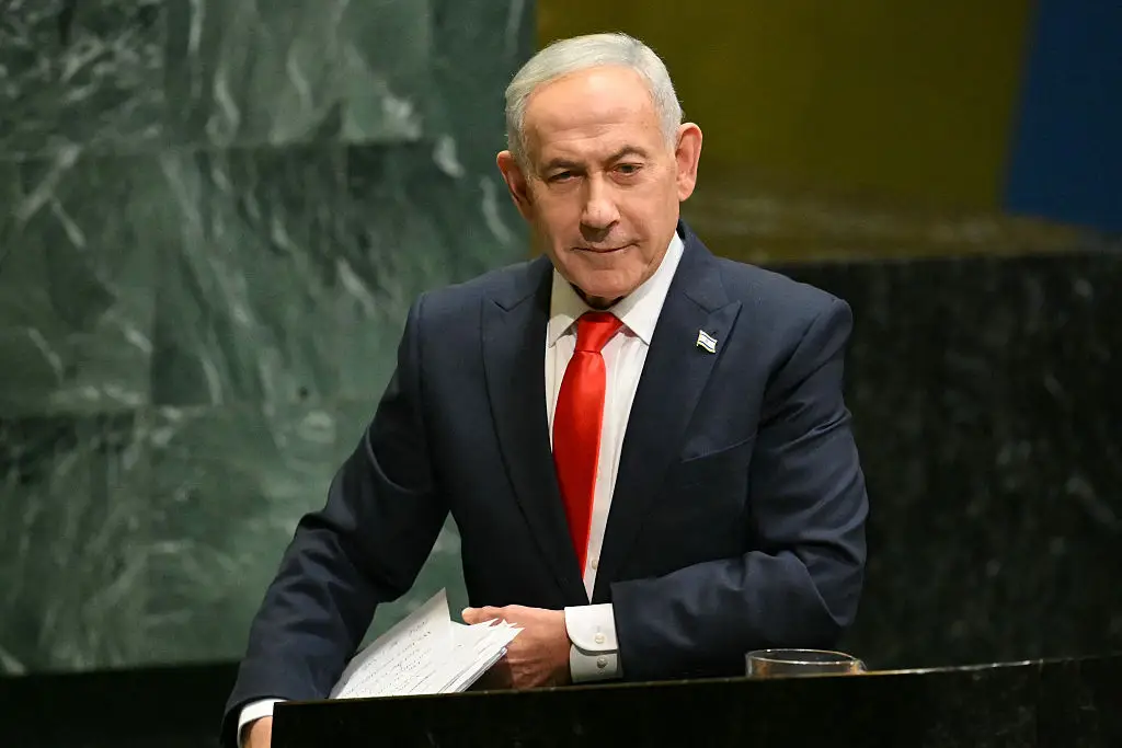 Israeli Prime Minister Benjamin Netanyahu said in a statement that the situation was under control (Photo by ANGELA WEISS / AFP via Getty Images)
