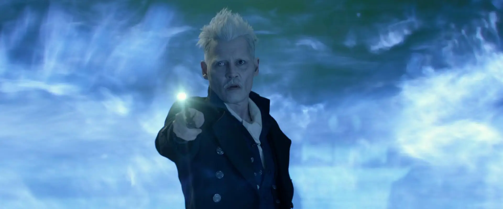 Depp played Grindelwald in the first two movies (Warner Bros.)