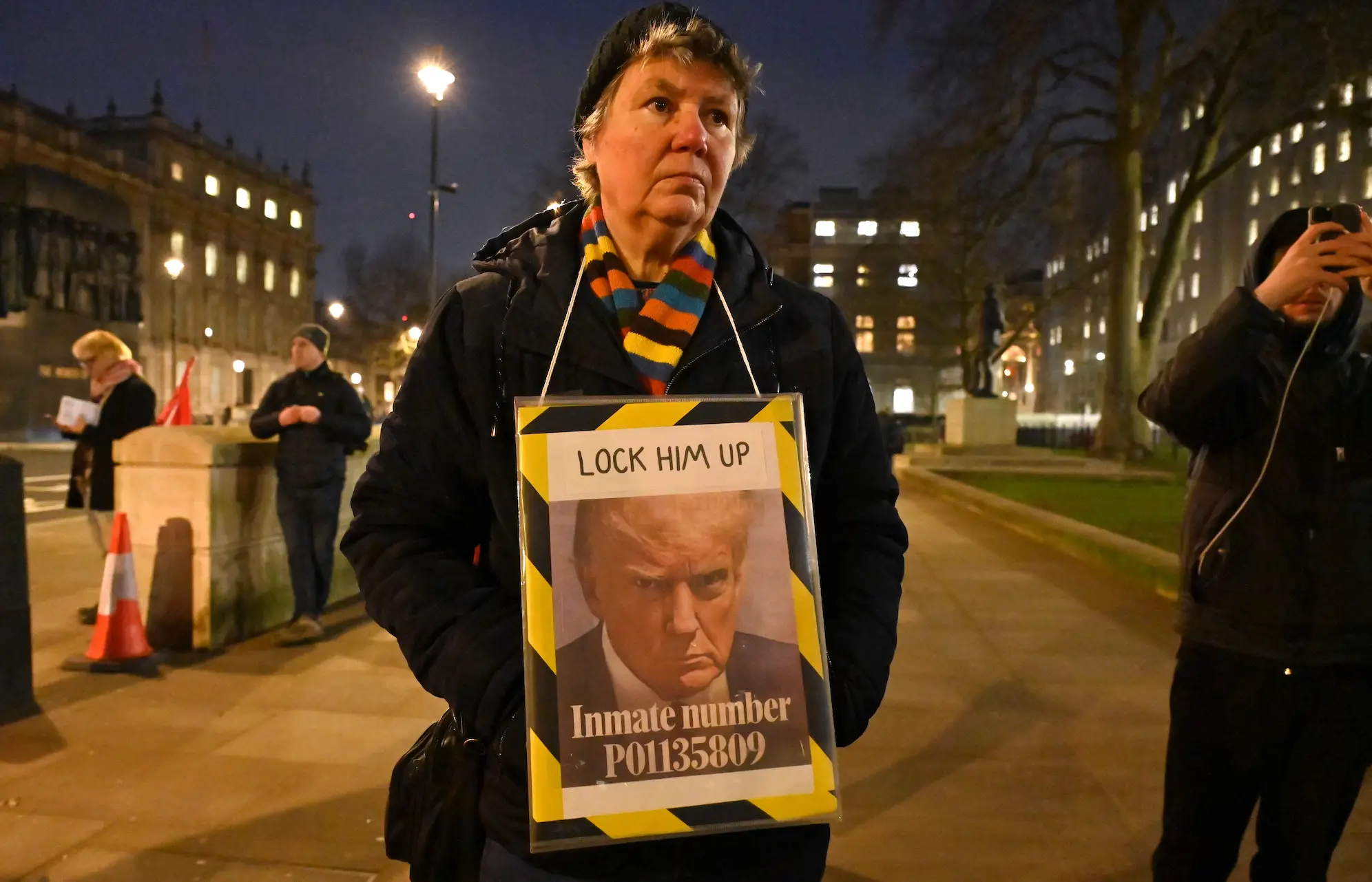 The White House website says the first amendment 'enshrines the right of the American people to speak freely in the public square without Government interference' (John Keeble/Getty Images) 