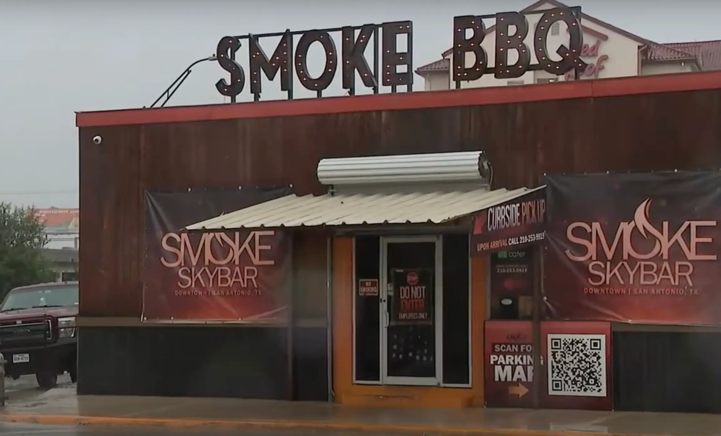Burt had been visiting the Smoke Skybar when the bullet hit her (News 4 San Antonio)