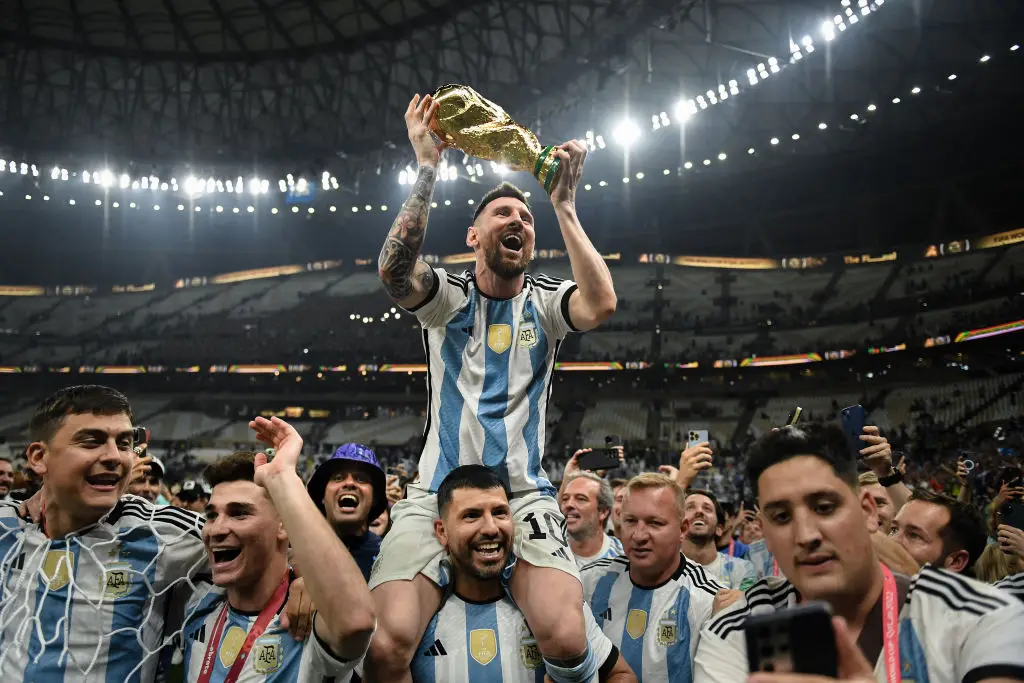 I mean, it'll take one hell of a healthy diet to get to this point... (David Ramos - FIFA/FIFA via Getty Images)