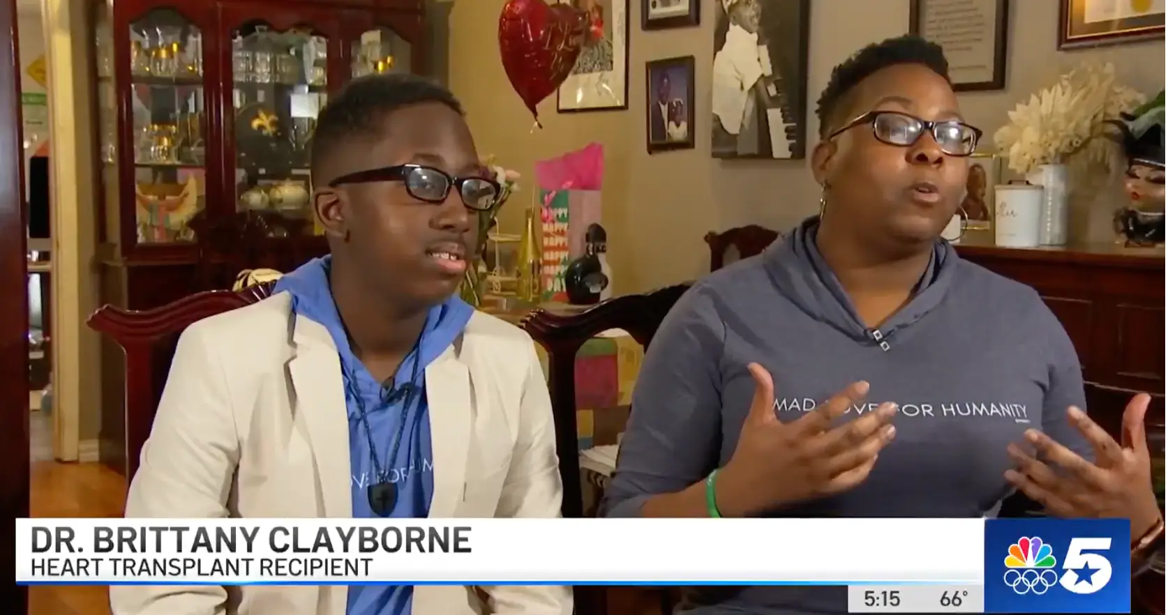 Dr. Brittany Clayborne's son, Micah, suddenly began experiencing chest pains in 2023 (NBC5)