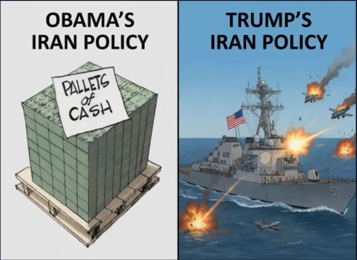 Donald Trump has once again taken aim at Barack Obama's deal with Iran (Donald Trump/Truth Social)