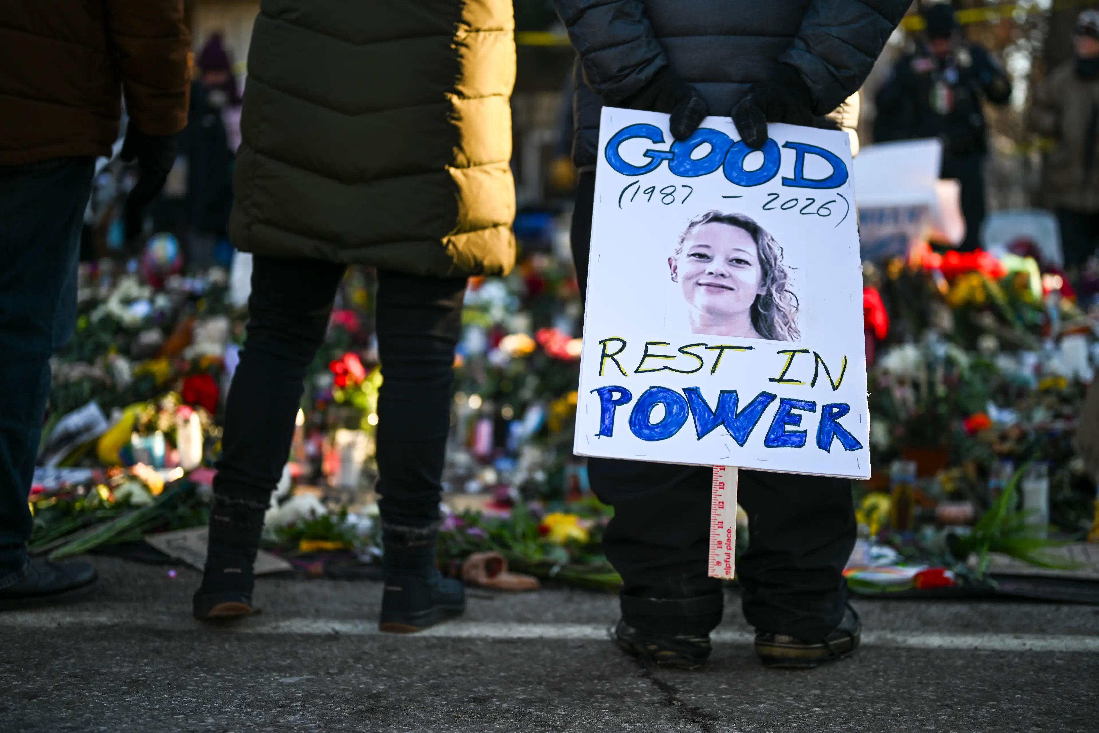 Renee Good was fatally shot by an ICE agent (Stephen Maturen/Getty Images)