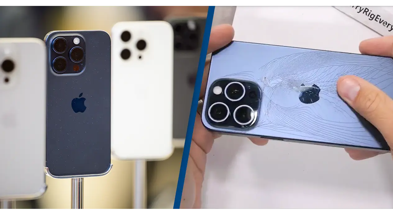 Leon Neal/Getty Images / JerryRigEverything/YouTube