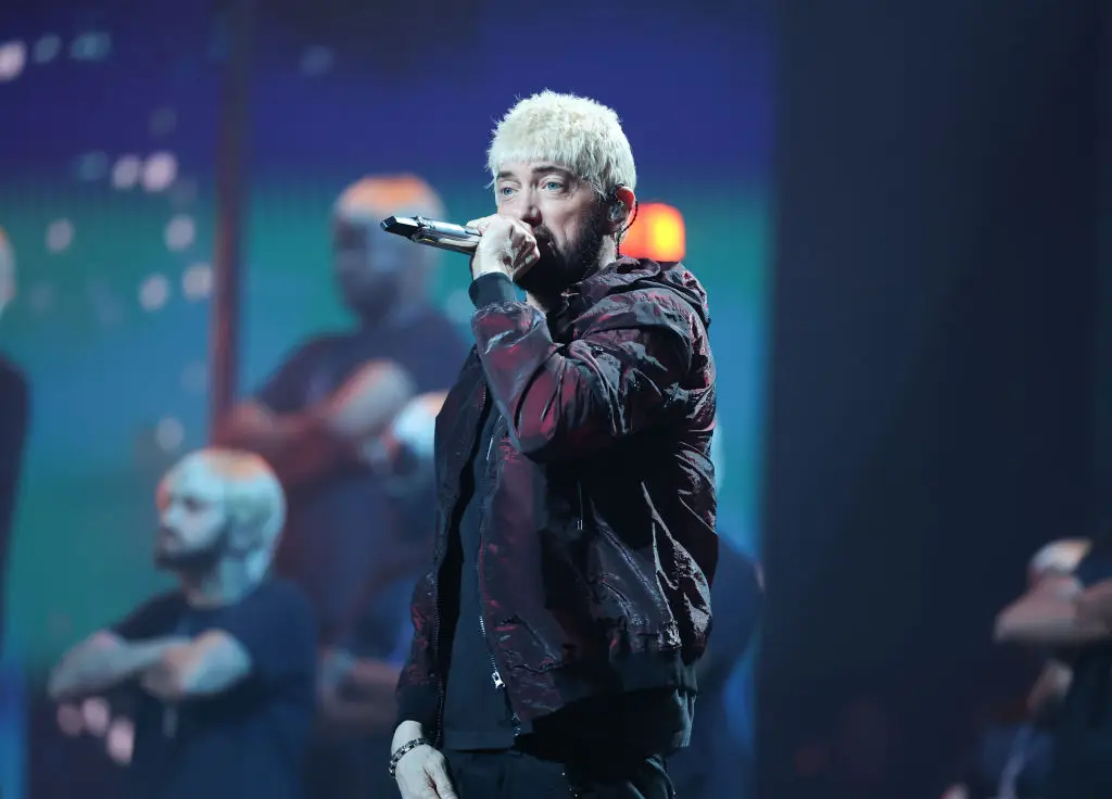 You could say Billie Eilish got off rather lightly after muttering Eminem's name (Christopher Polk/Billboard via Getty Images)