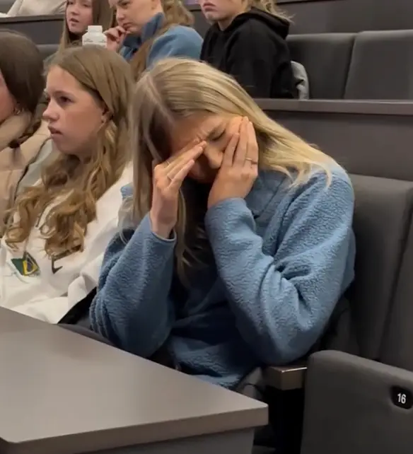 The students have been praised for showing empathy to the woman undergoing a c-section. (@RCSI_STUDENTLIFE/Instagram)