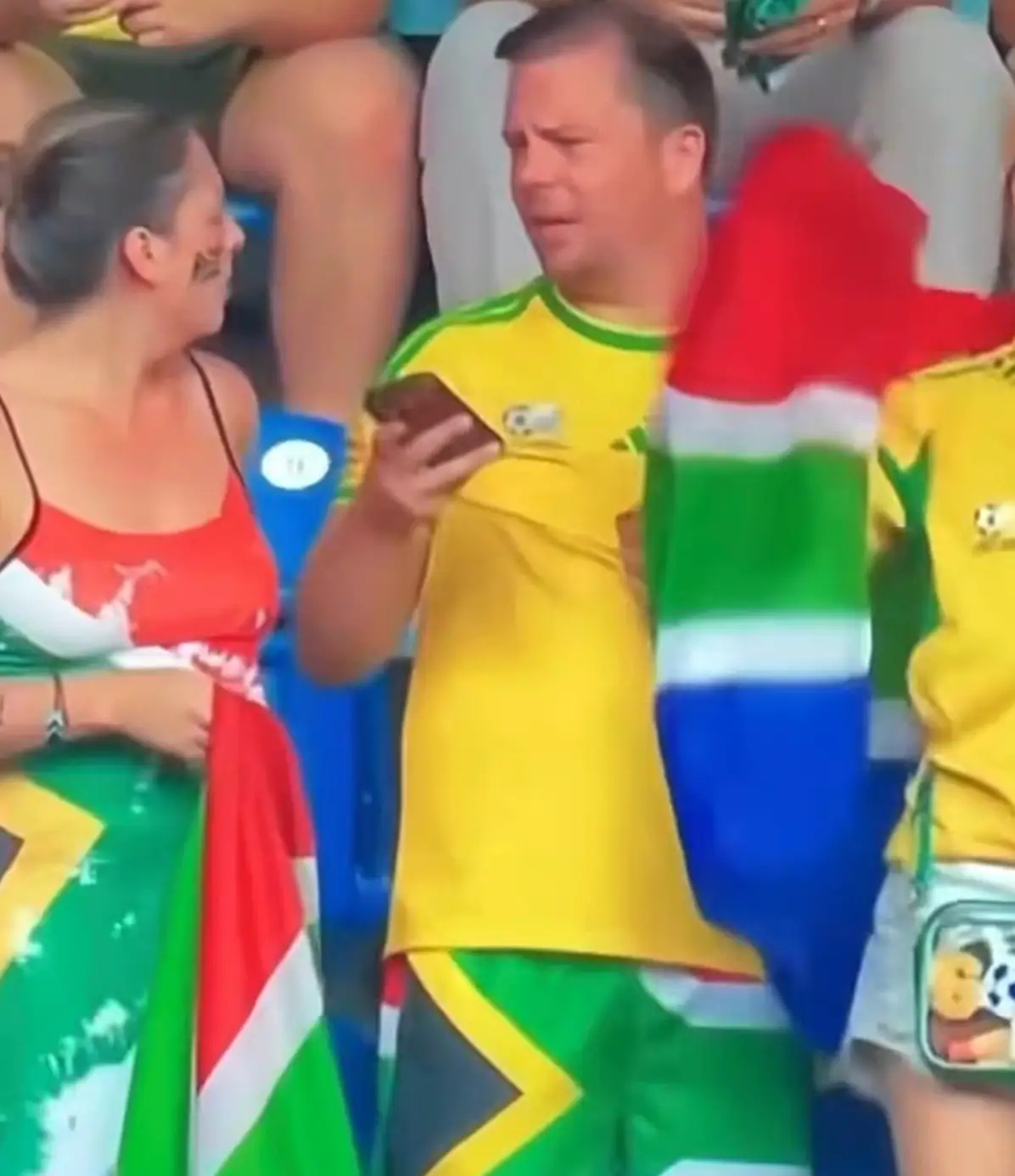The couple's argument went viral (X)