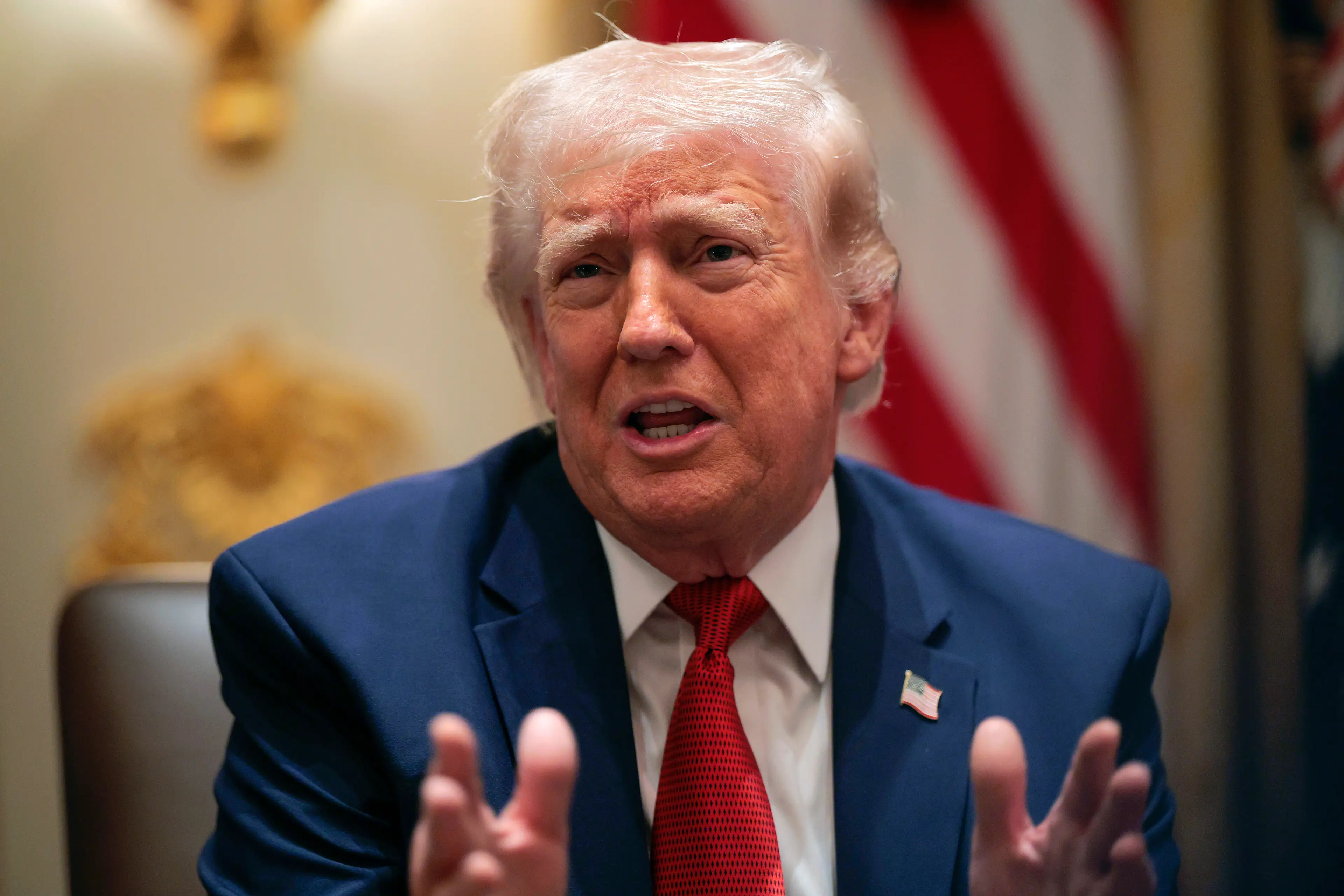 Donald Trump has issued a warning for Sir Keir Starmer via Truth Social (Chip Somodevilla/Getty Images)