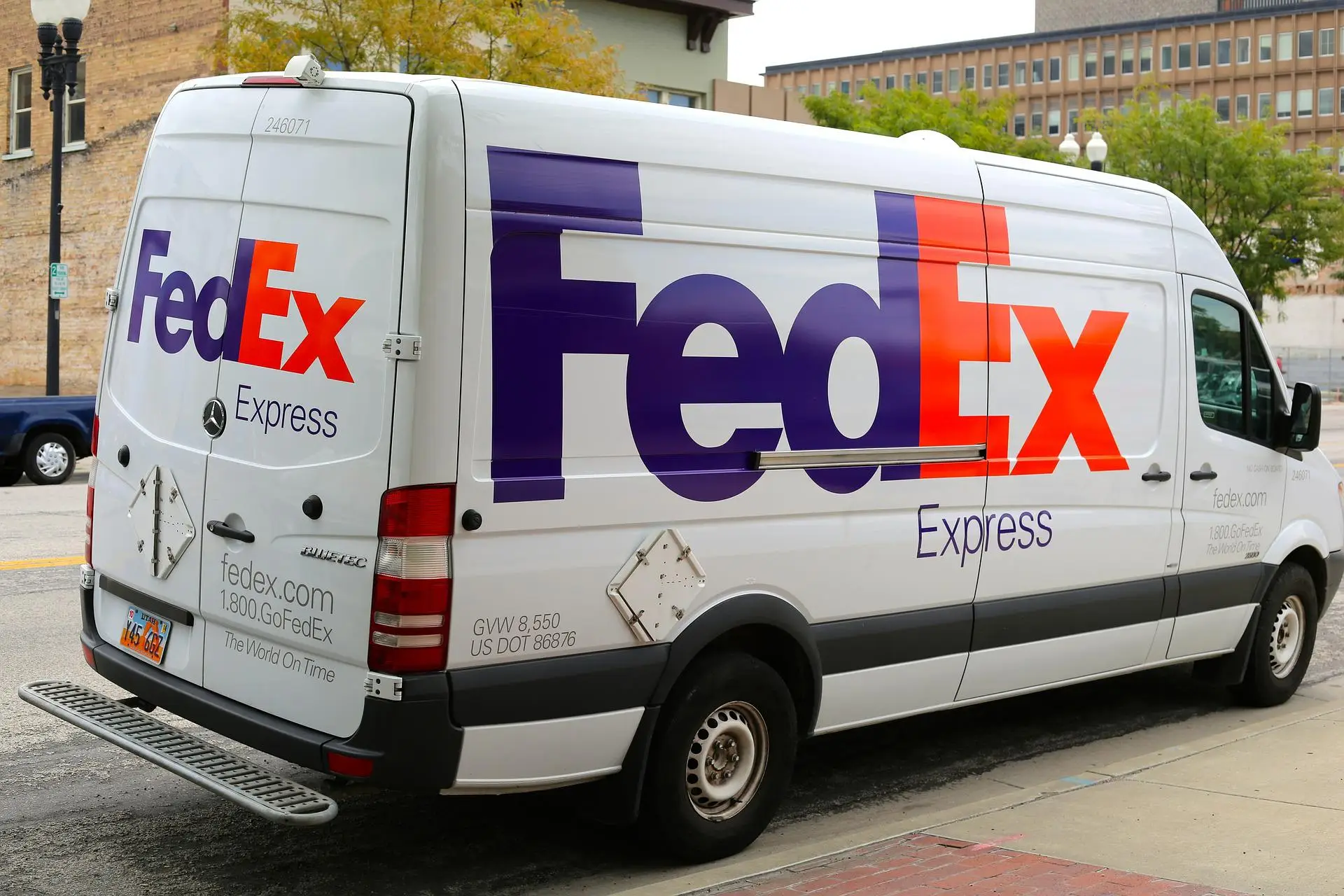 The man's remains were sent via FedEx by the Fulton County Medical Examiner.