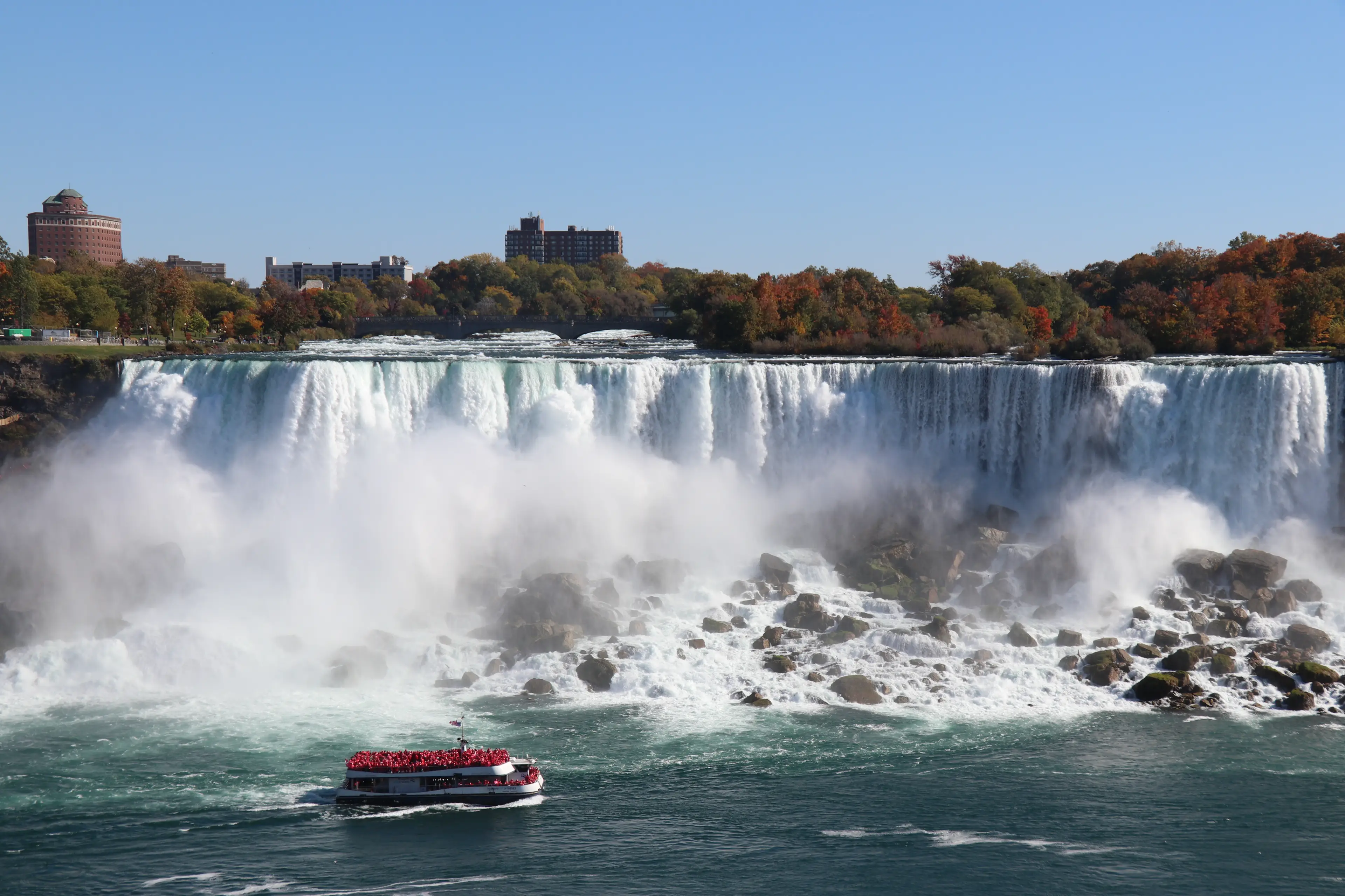 The water was redirected to the Canadian side in 1969 (Arrush Chopra/NurPhoto via Getty Images)