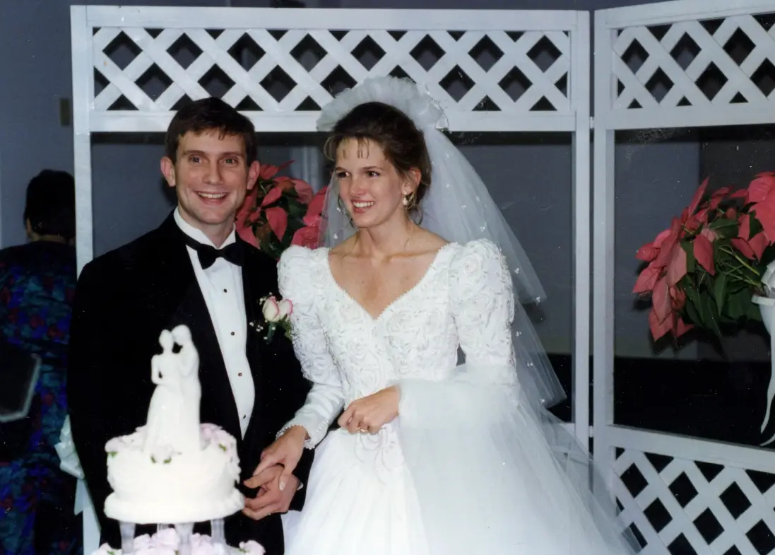 Mike and Denise were married in 1994 (Plum Productions Ltd)