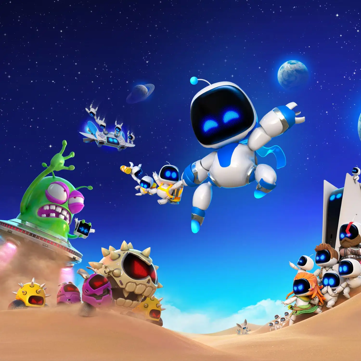 You can play games like AstroBot on the console (Sony)