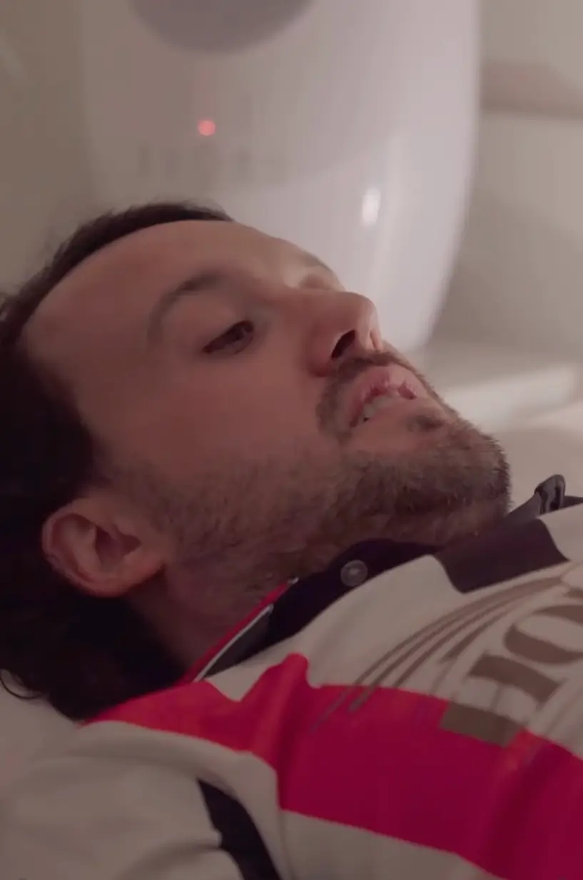 It's safe to say that Booker isn't rushing to have another one (happiestpersontv/Instagram)