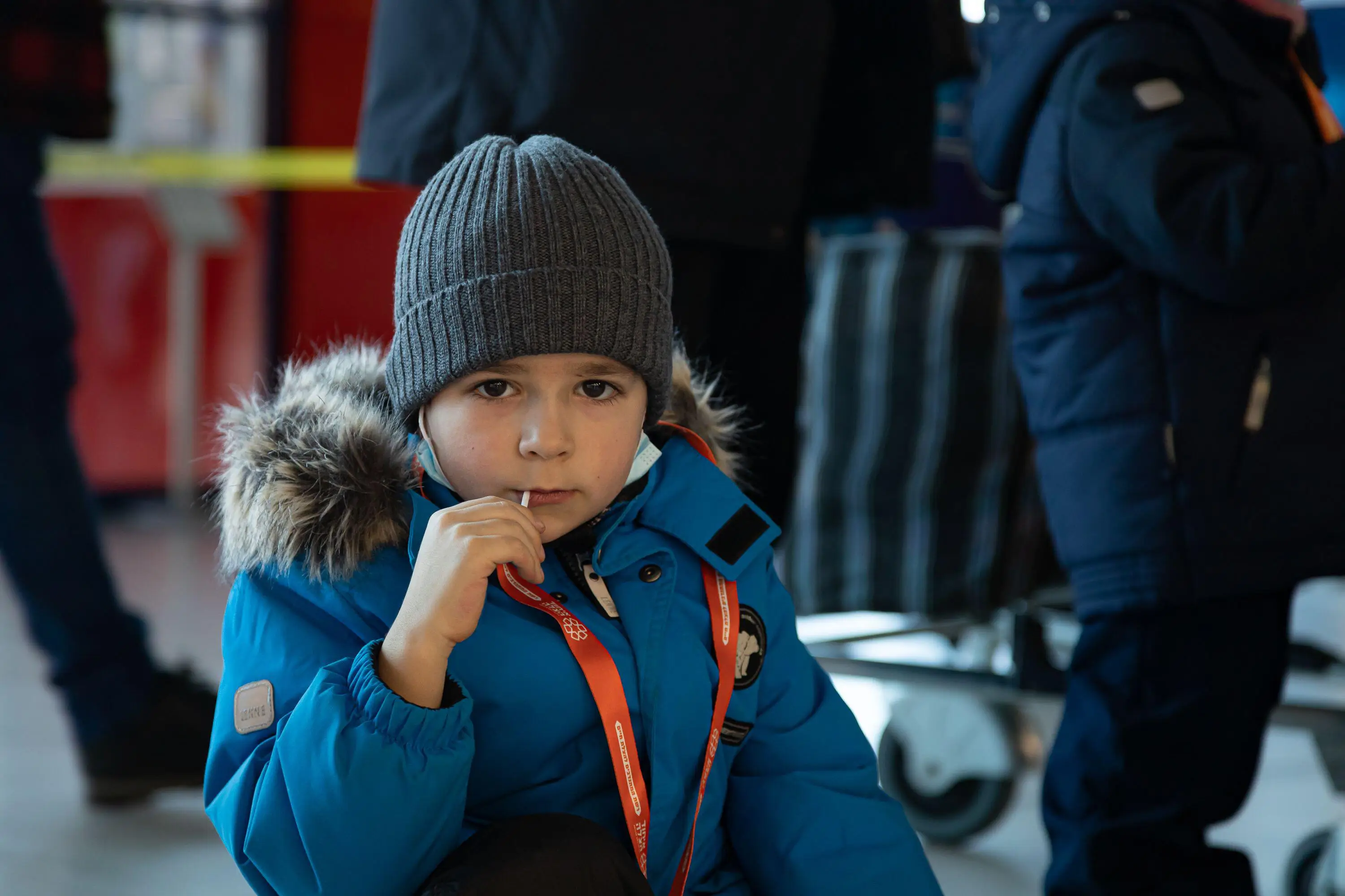 The impact of Russia's invasion on Ukrainian children has been staggering. (Alamy) 