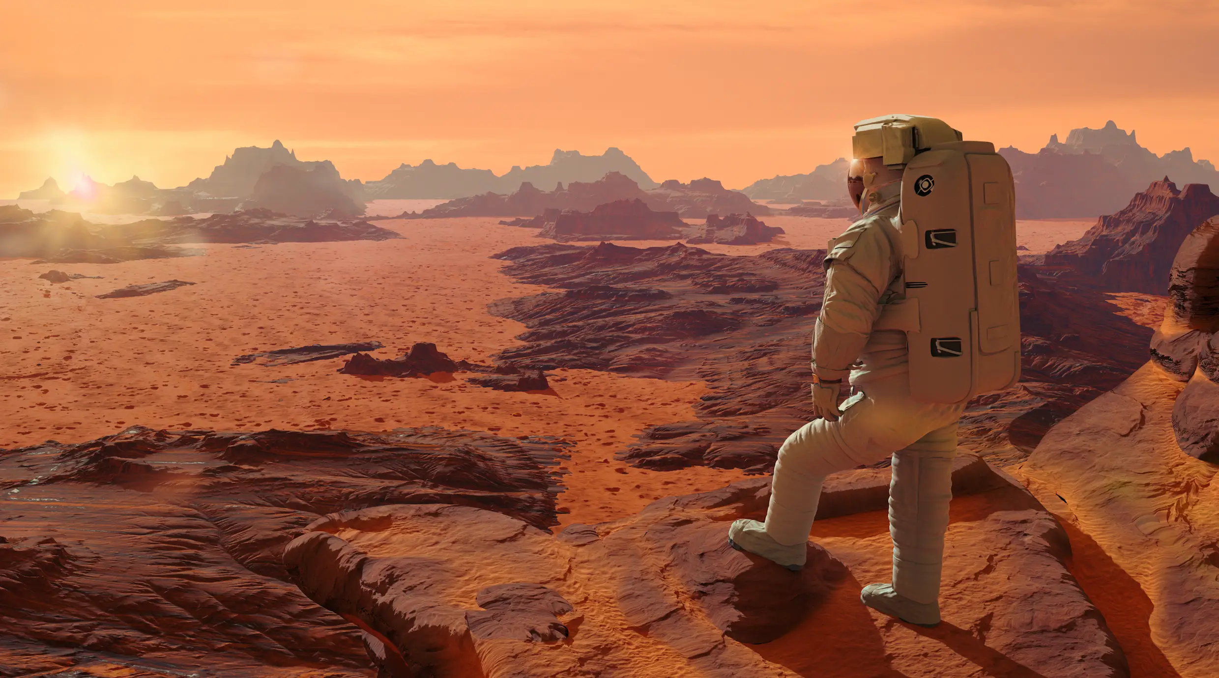 Humanity getting to mars has long been a dream (Getty Stock Image)