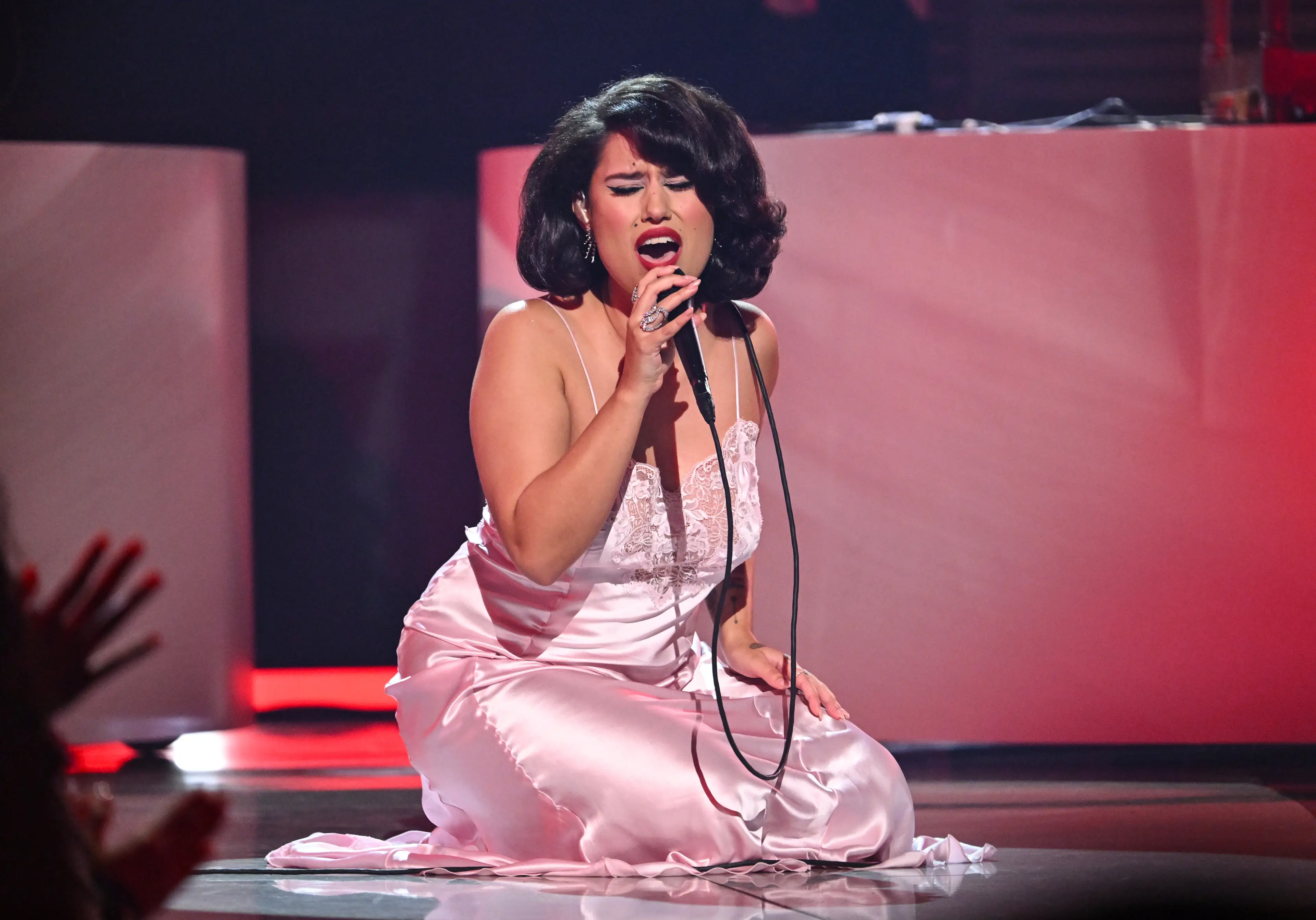 The Queen performing at last year's awards (Gilbert Flores/Penske Media via Getty Images)