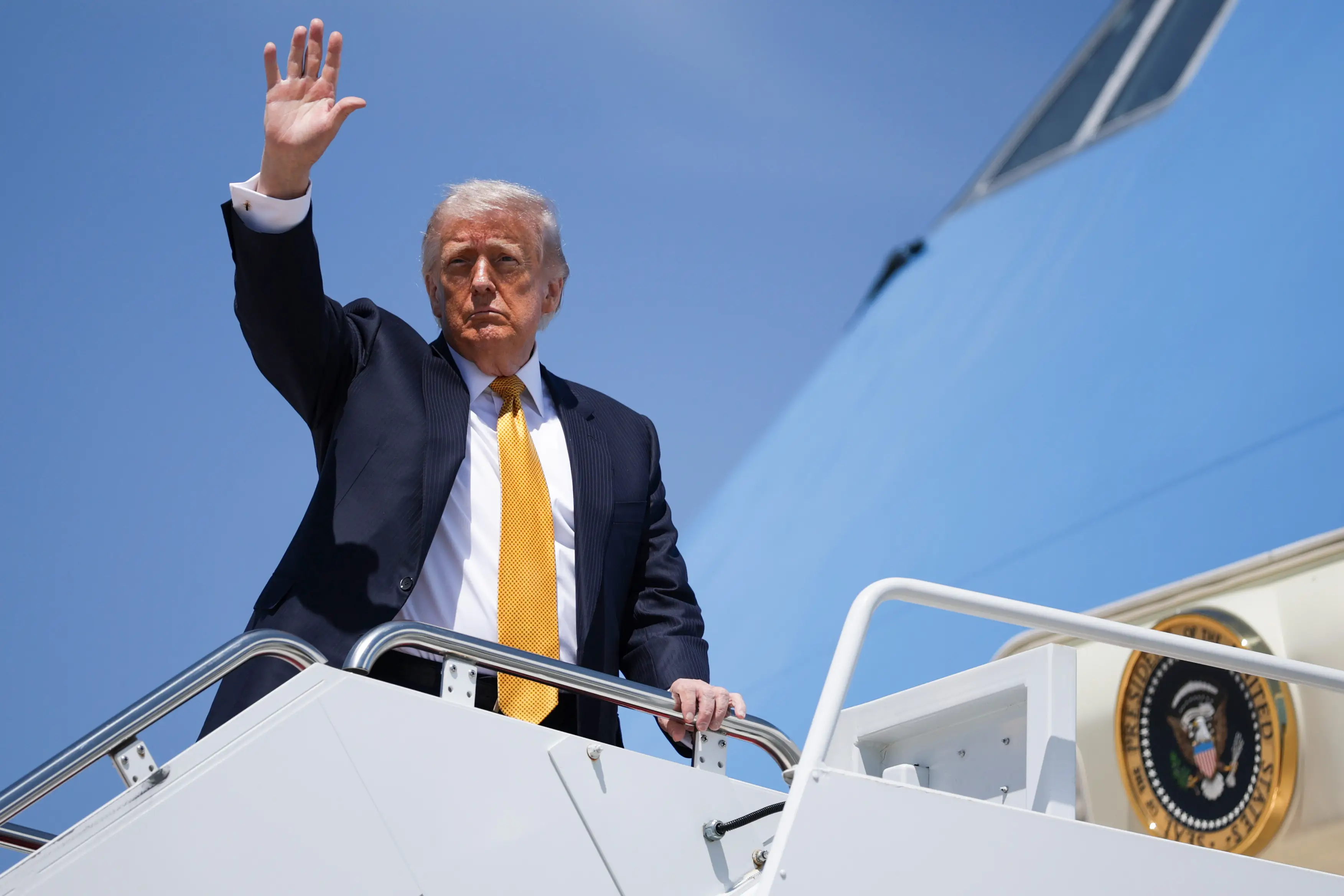 Donald Trump is traveling to Beijing and will arrive on May 13 (Alex Wong/Getty Images)