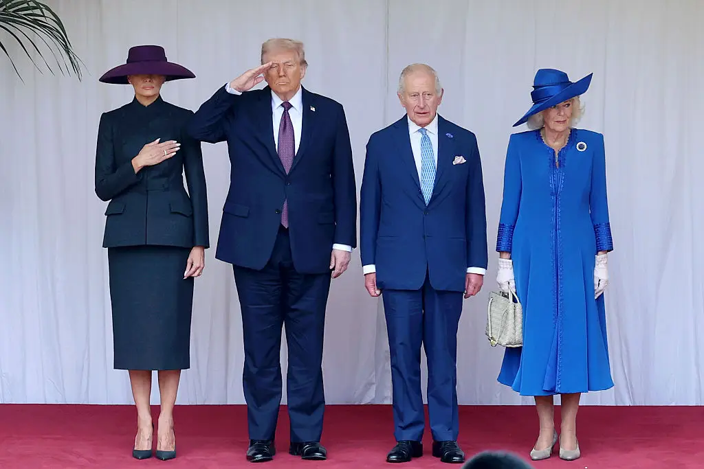 Trump and Melania are enjoying a state visit to the UK (Chris Jackson/Getty Images)