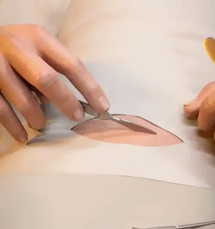 The surgeon was unmedicated whilst removing the organ (YouTube/Zackdfilms)