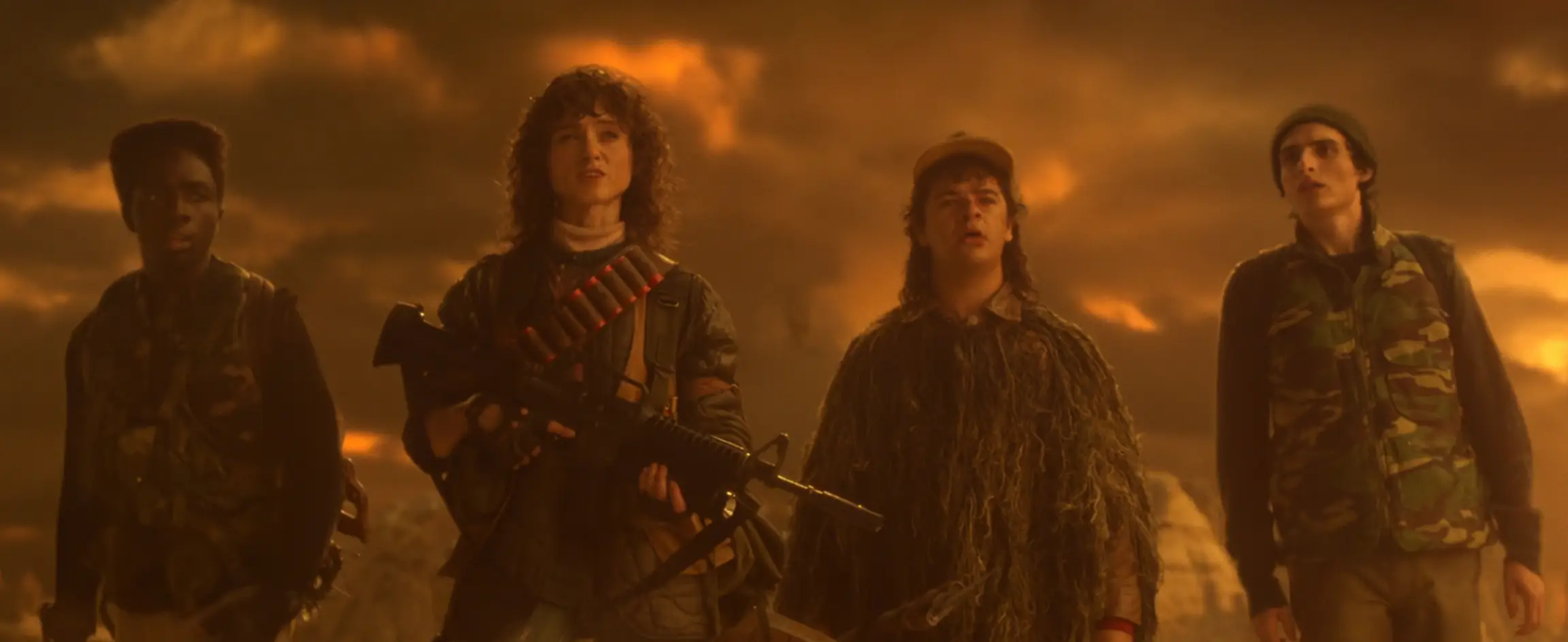 The Duffer Brothers shut down any claims that key scenes had been cut from the finale (Netflix)