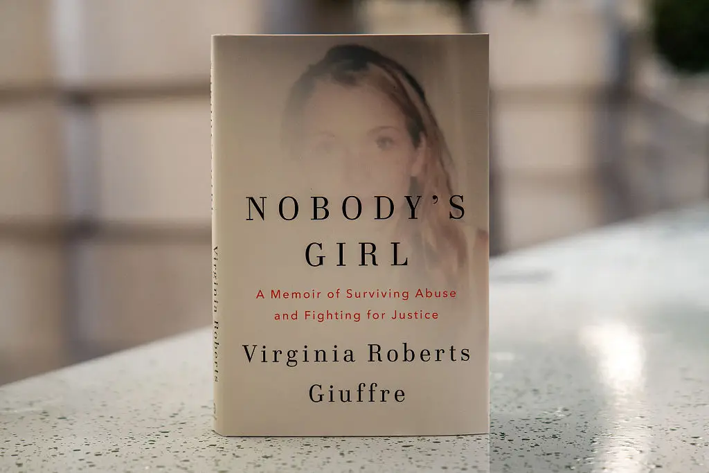 Virginia Giuffre's book was released on October 21 (NIKLAS HALLE'N/AFP via Getty Images)