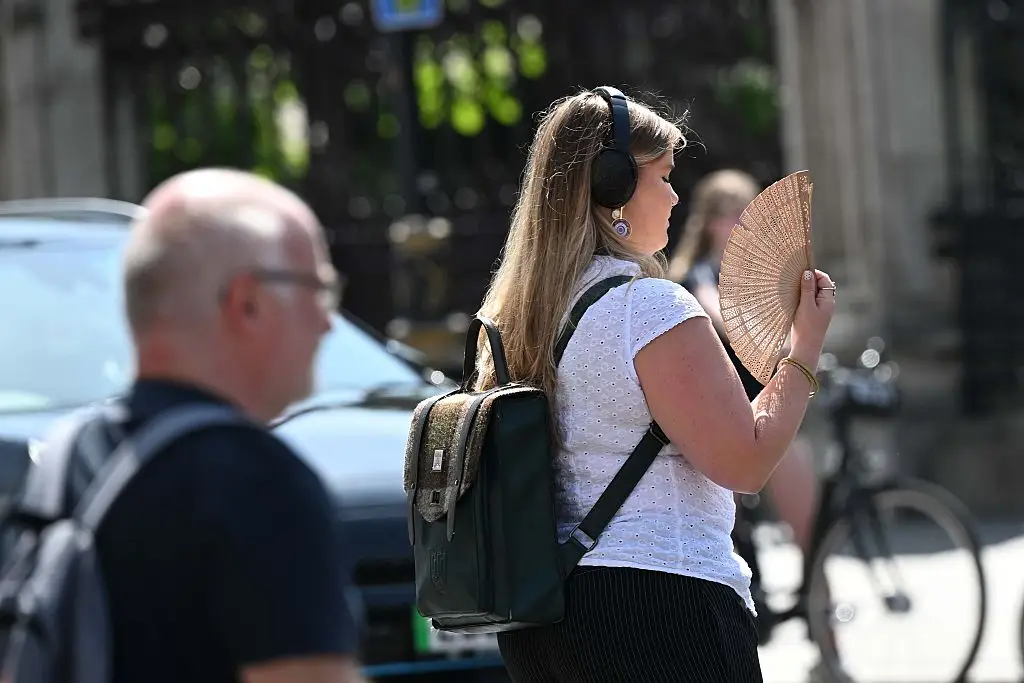 Temperatures are set to break records in the UK this week. (Rasid Necati Aslim/Anadolu via Getty Images)