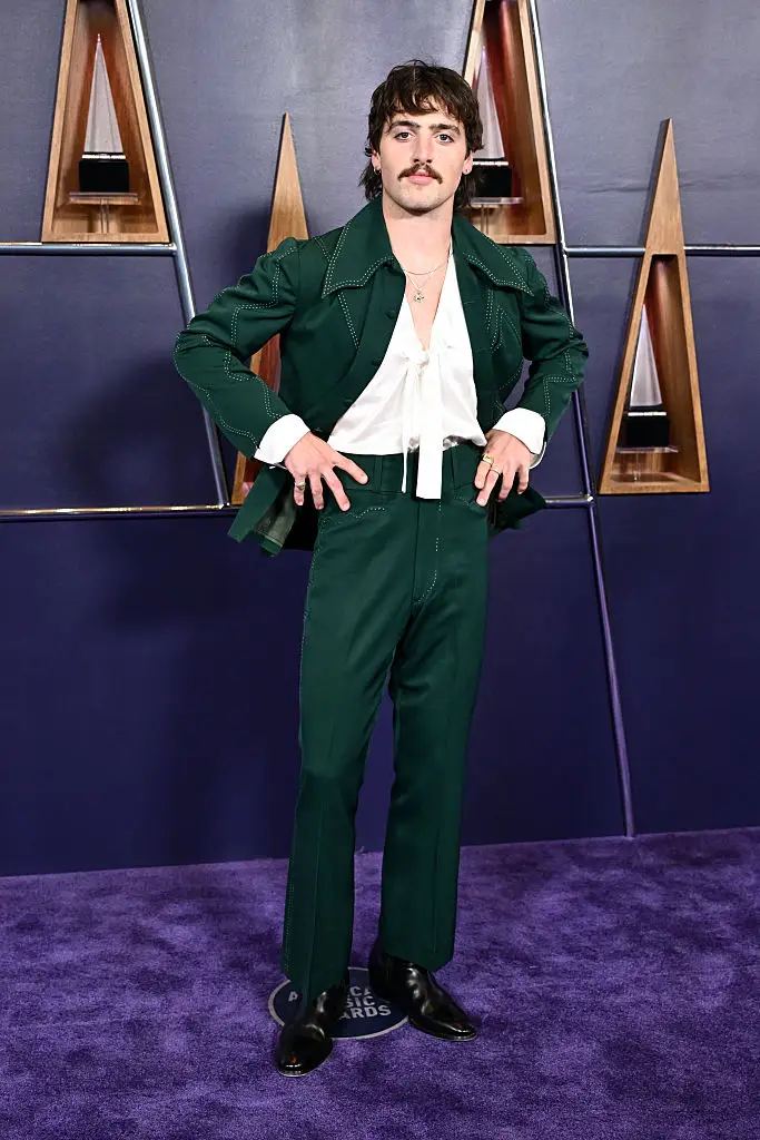 Benson Boone pictured at the 2025 AMAs in Las Vegas (Brian Friedman/Penske Media via Getty Images)
