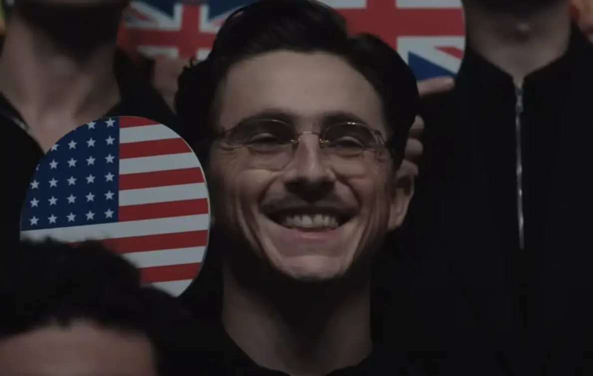 Chalamet revealed a cast member and him were involved in a tense standoff on set (A24)