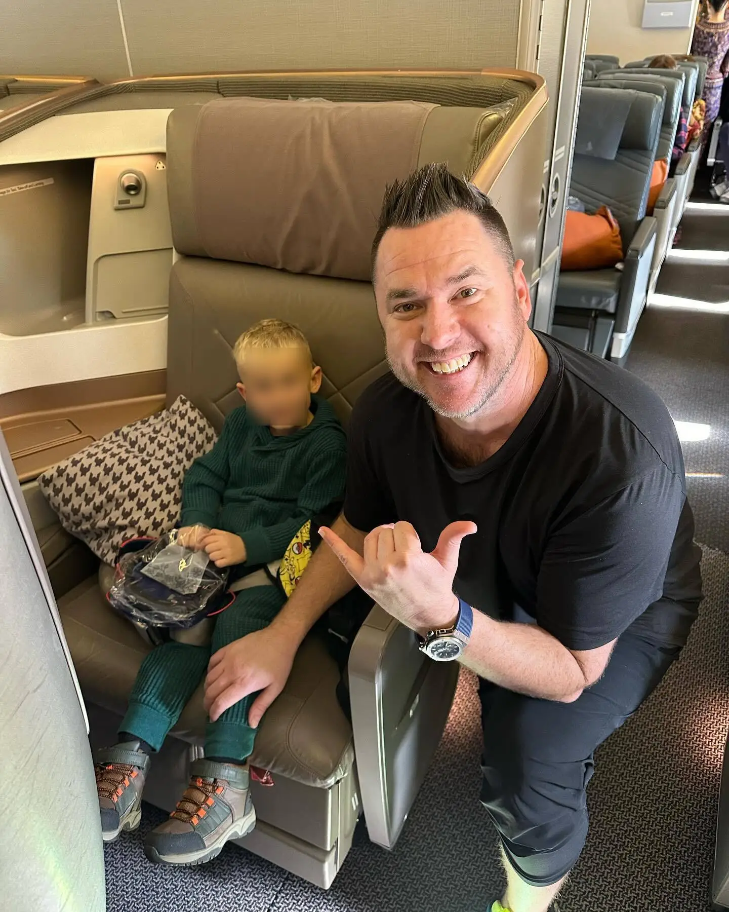 Michael Rutherford and his son recently went to Japan.