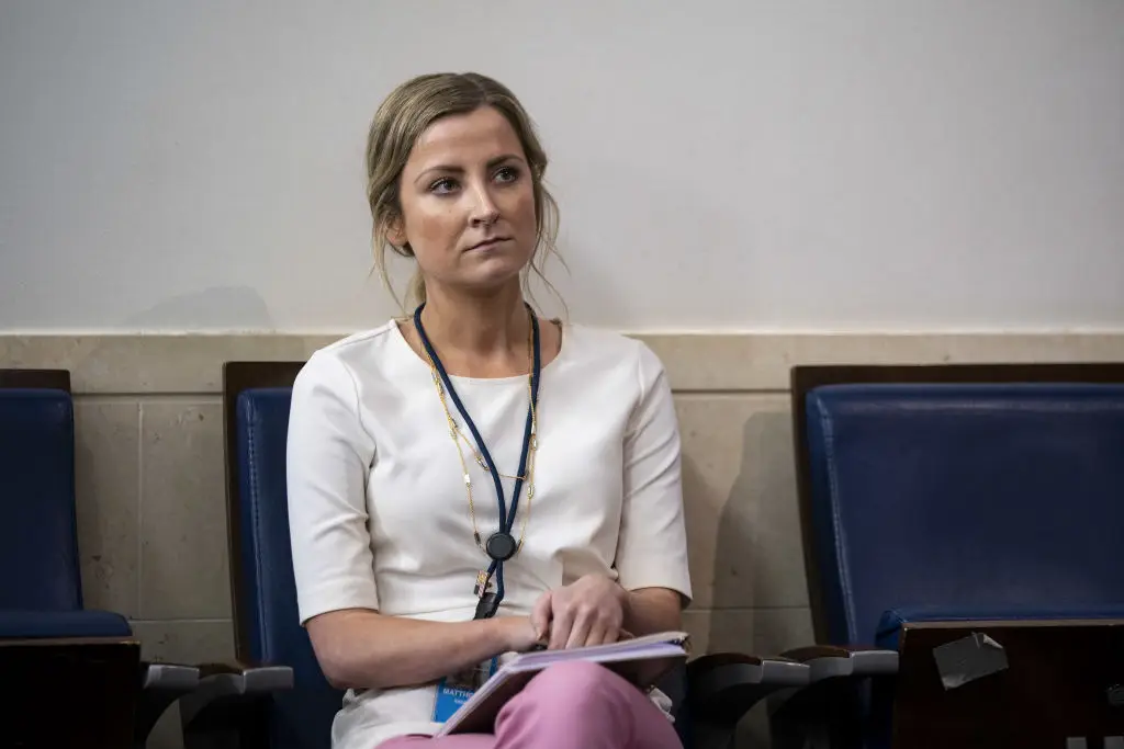 Sarah Matthews spoke out about the theory (Al Drago/Bloomberg via Getty Images)