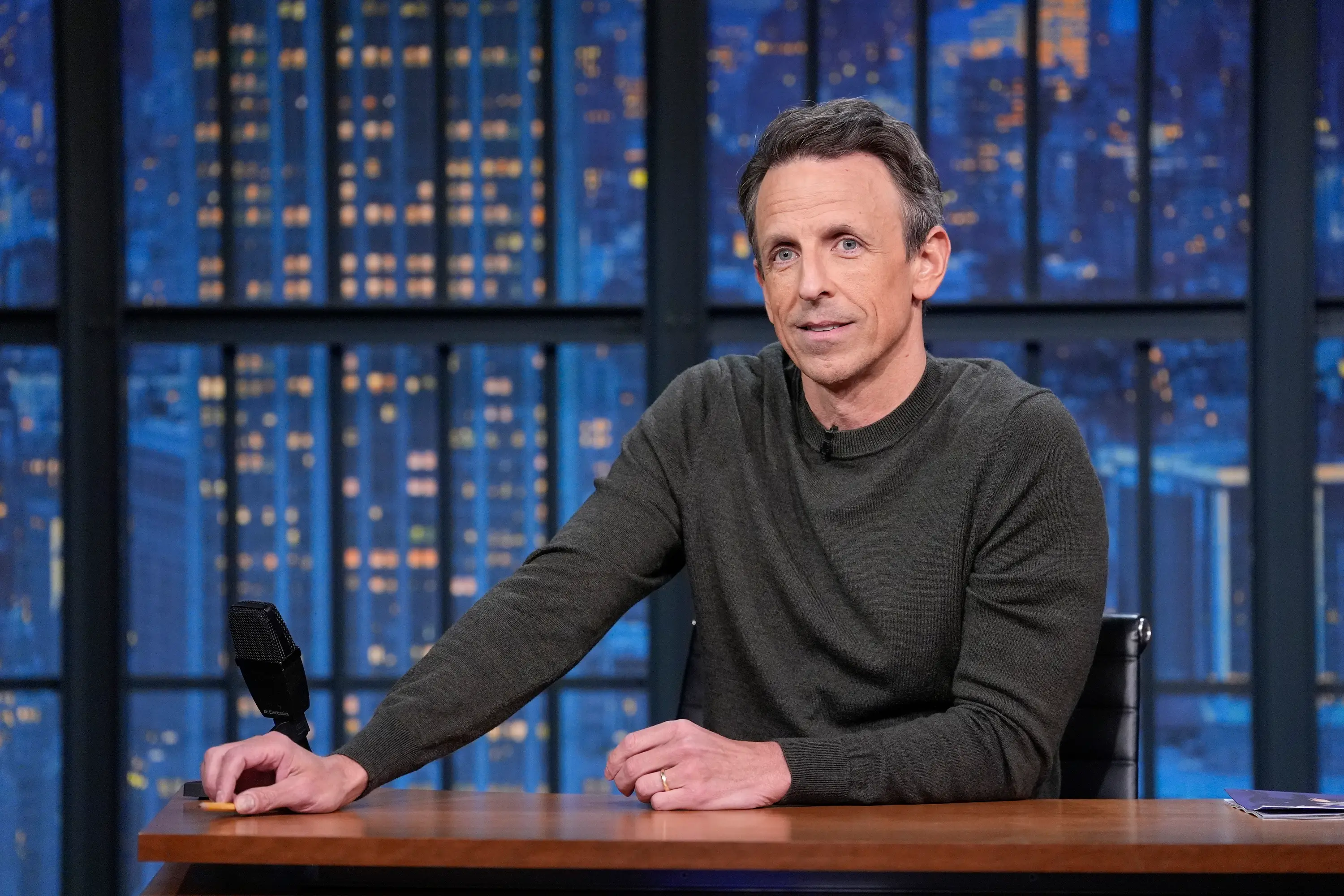 Seth Meyers got his big break on Saturday Night Live (Lloyd Bishop/NBC via Getty Images)