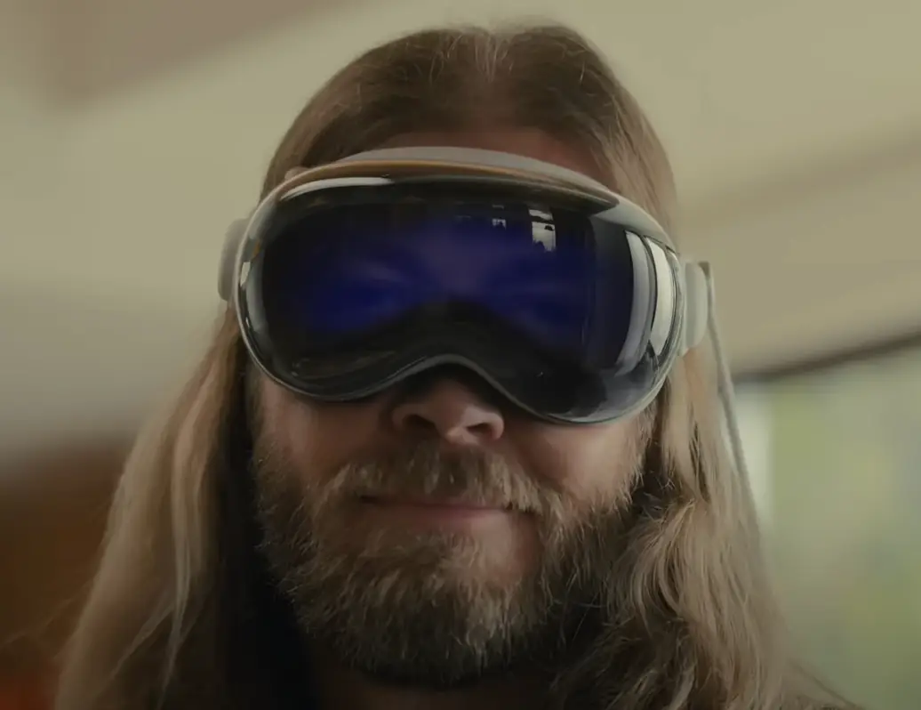 The Vision Pro combines computers with the real world.