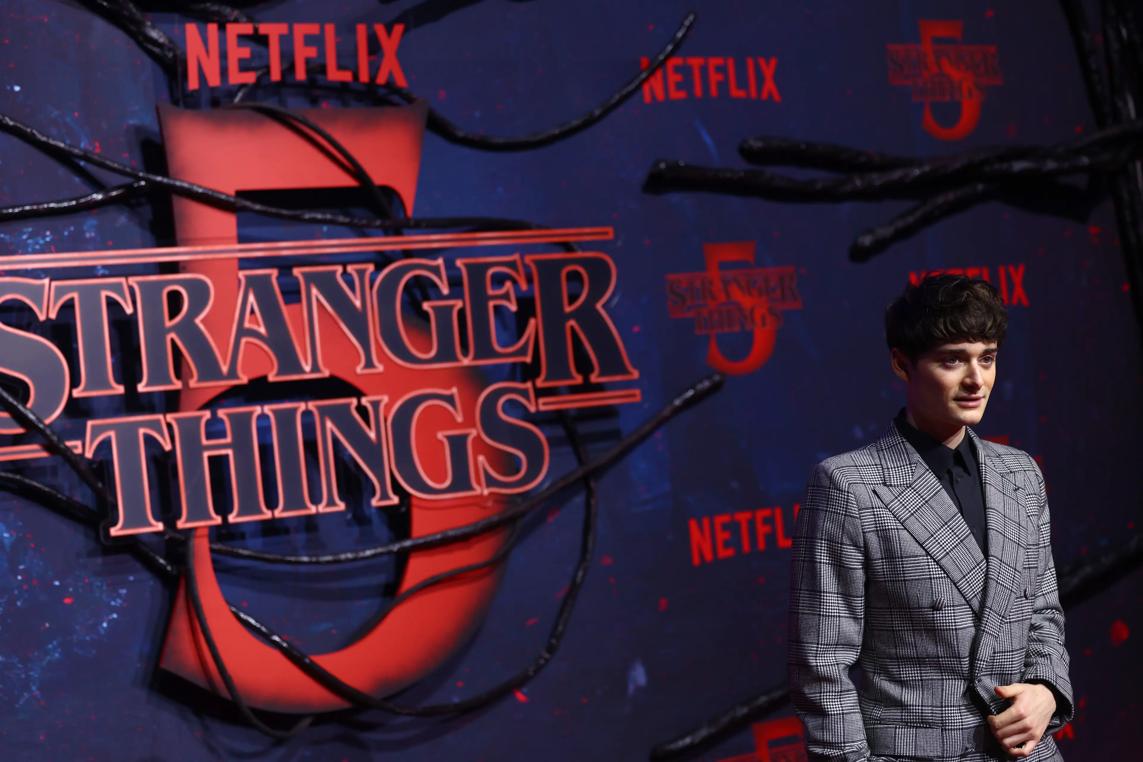 Stranger Things, starring Noah Schnapp, has become hugely popular over the decade since it first released (Sebastian Reuter/Getty Images for Netflix)