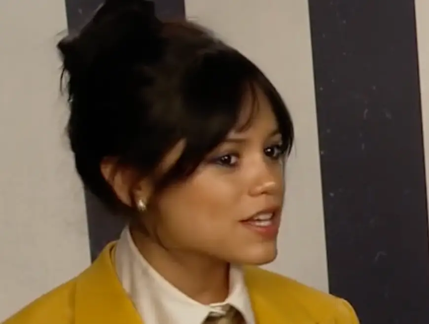 Jenna Ortega said her response was nothing to 'applaud' (TikTok/@hitsradiouk)