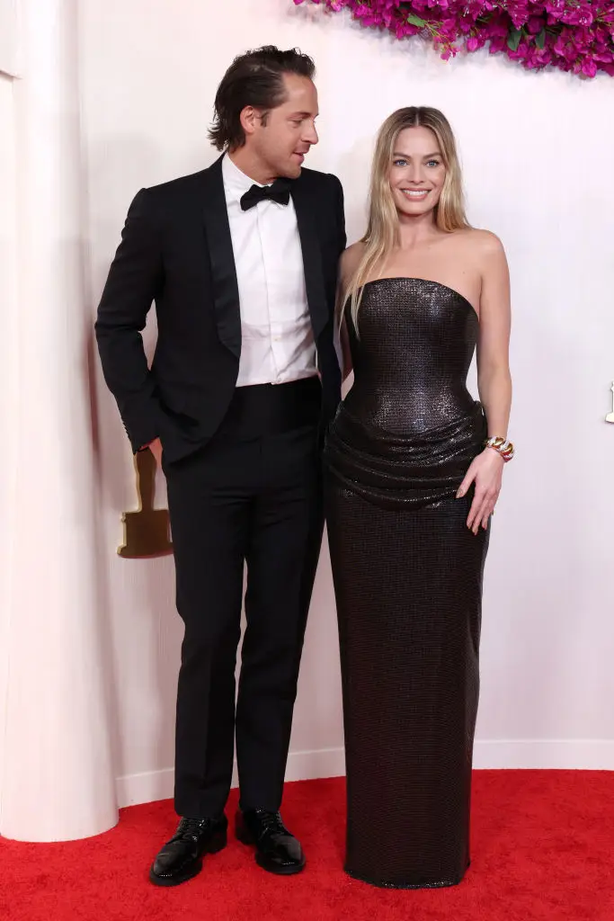 Margot Robbie and husband Tom Ackerley are expecting! (Kevin Mazur/Getty Images)