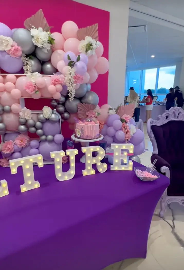 Kulture celebrated her birthday at DreamWorks Water Park.