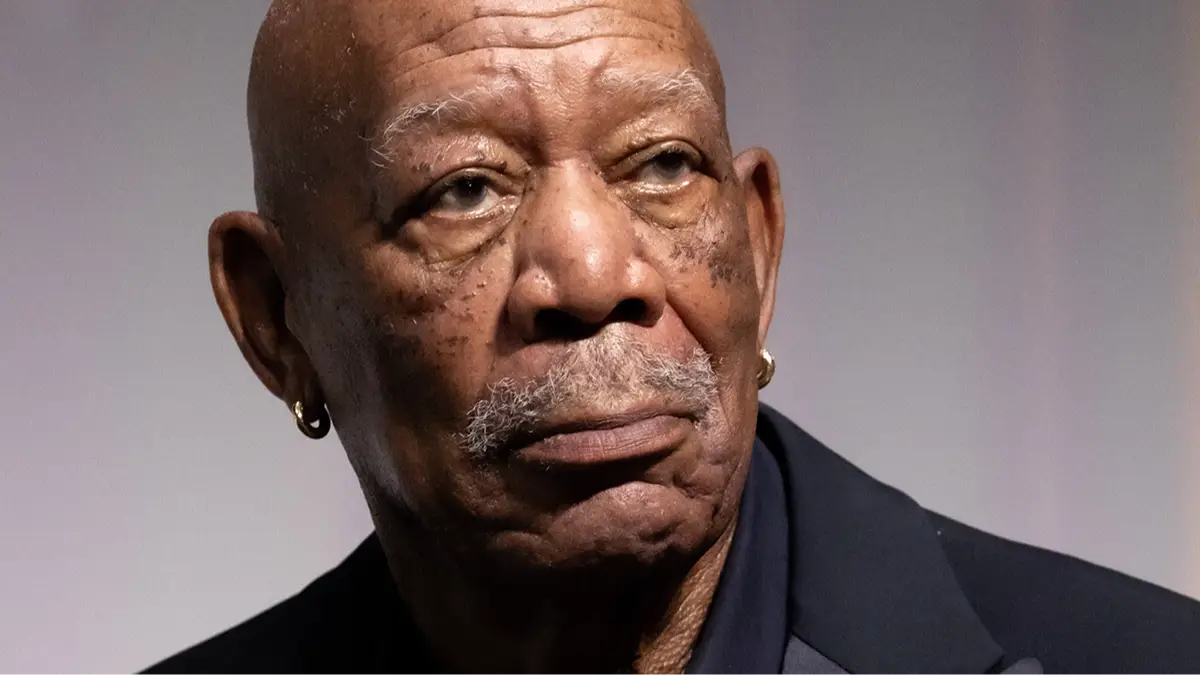 Reason Morgan Freeman always wears gold earrings and it's a lot darker than you'd expect