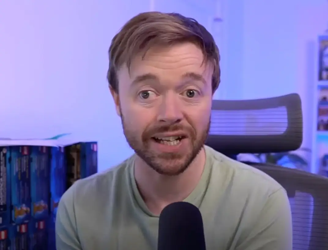 O'Farrell has made thousands by selling Legos. (YouTube/Brick Bucks)