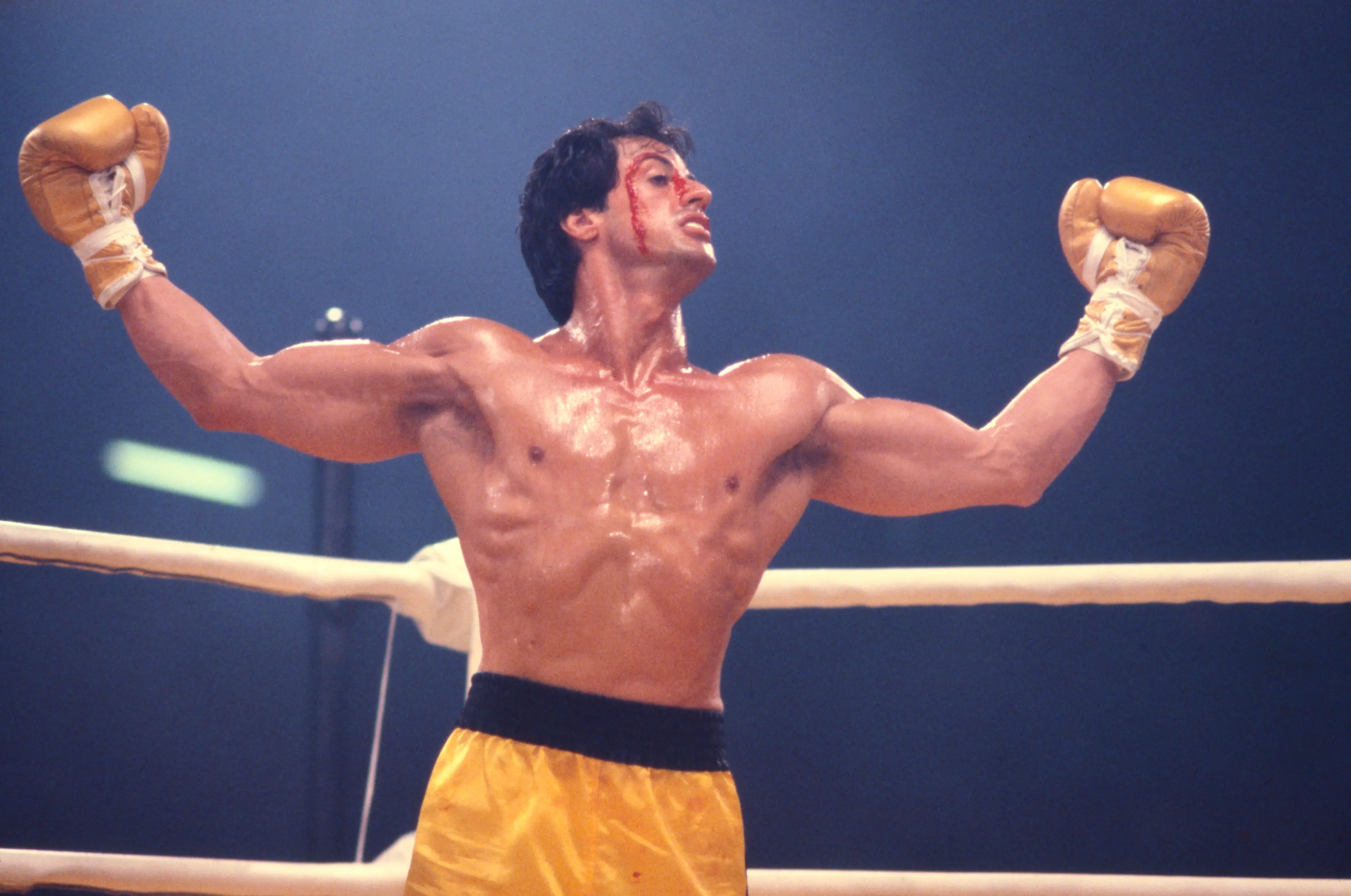 Stallone pictured in the 1982 movie Rocky III as Rocky Balboa (James Drake/Getty Images)