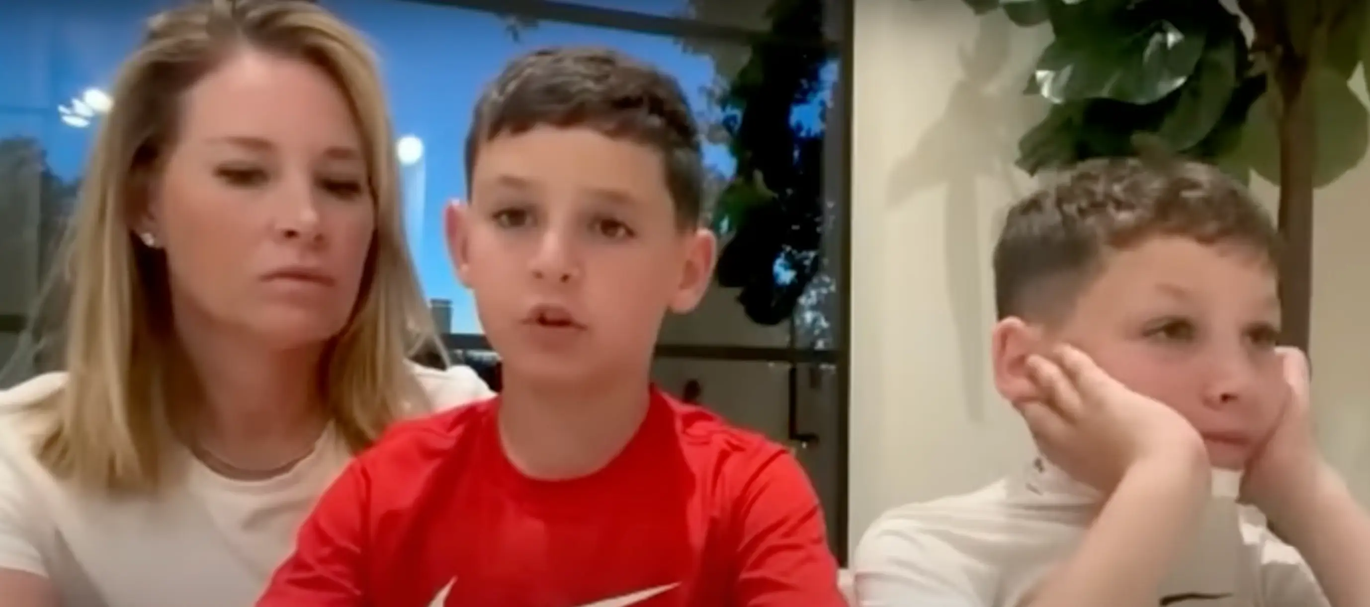 Genna and her two sons, Genna and Jonathan. (Good Morning America)