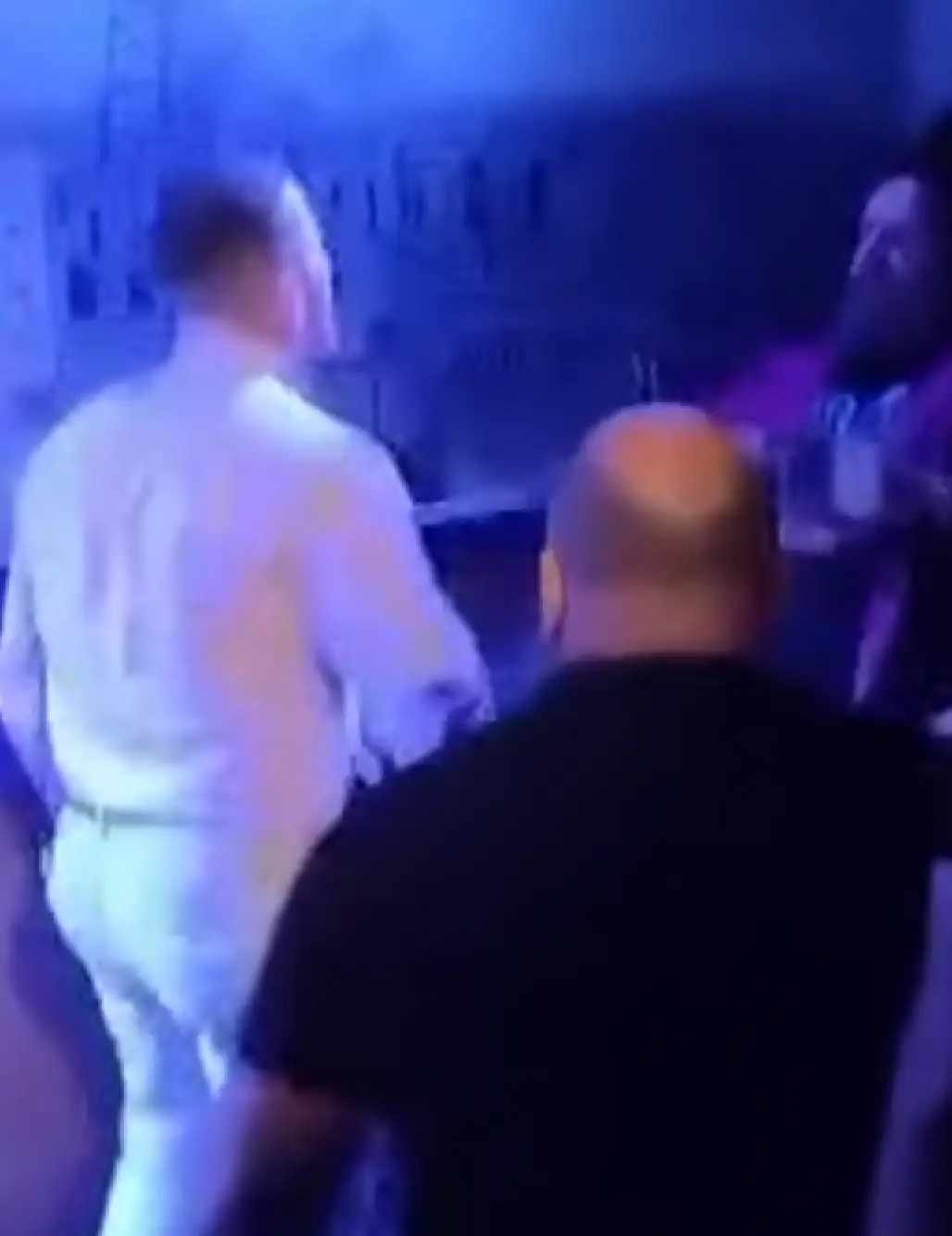 The father punched the comedian in the face. (TrimFeed via YouTube)