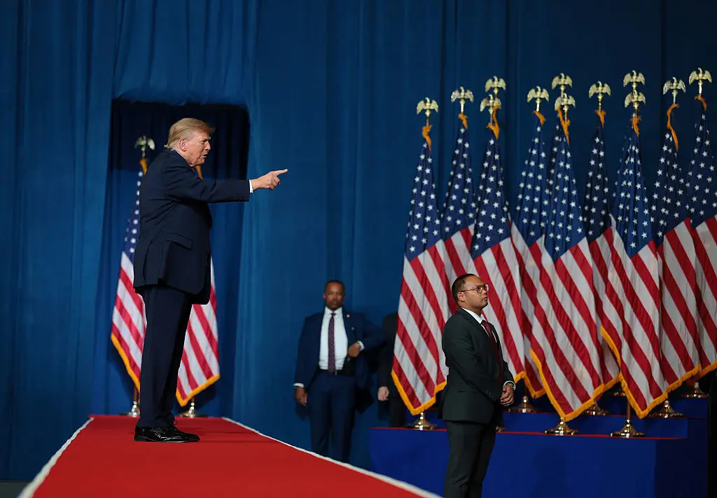 The proposed Trump Dividend could cost an estimated $1.2 trillion, according to FactCheck.org. (Photo by Anna Moneymaker/Getty Images)
