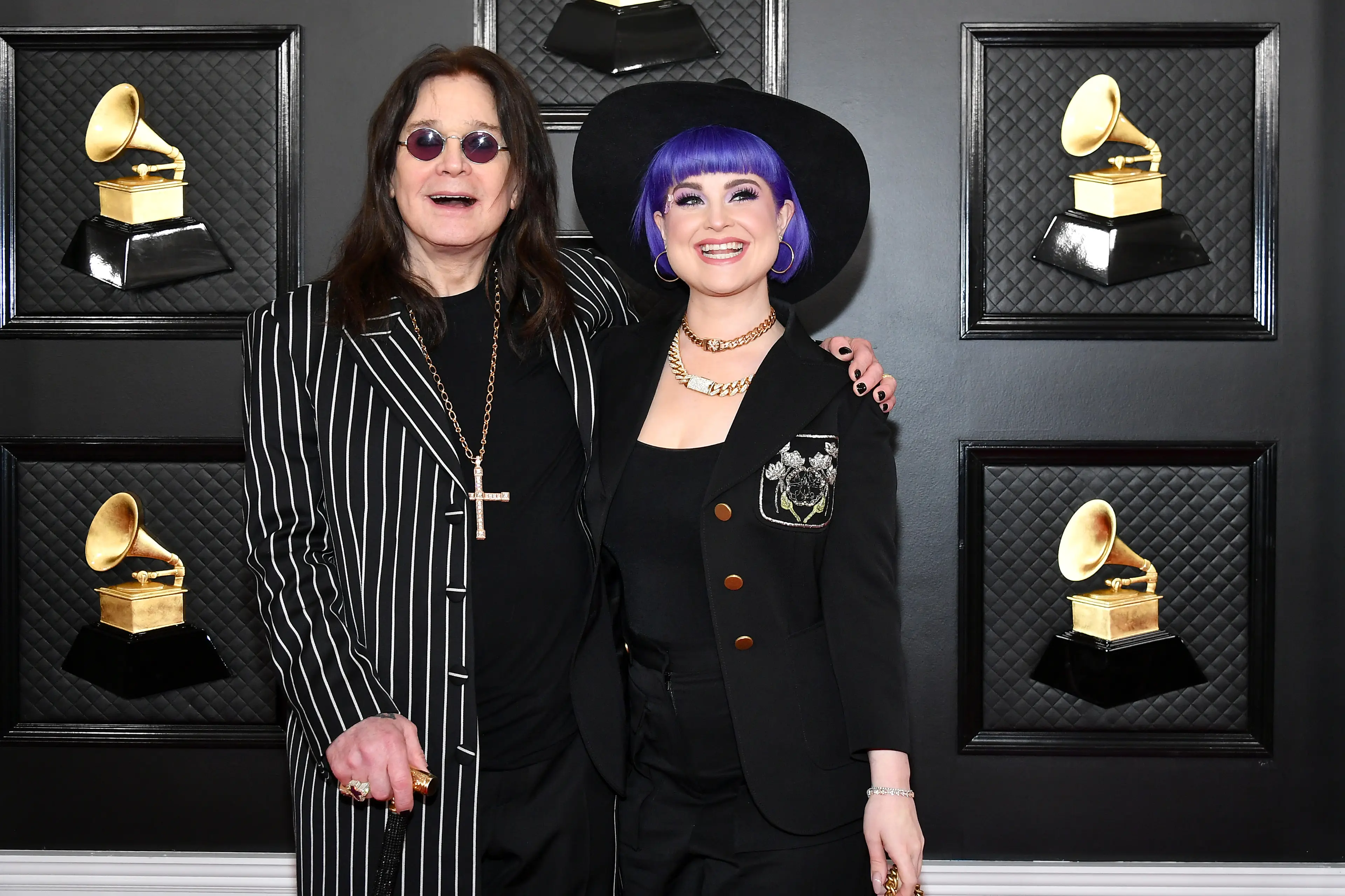 Kelly Osbourne with her late father, heavy metal legend Ozzy Osbourne (Amy Sussman/Getty Images)