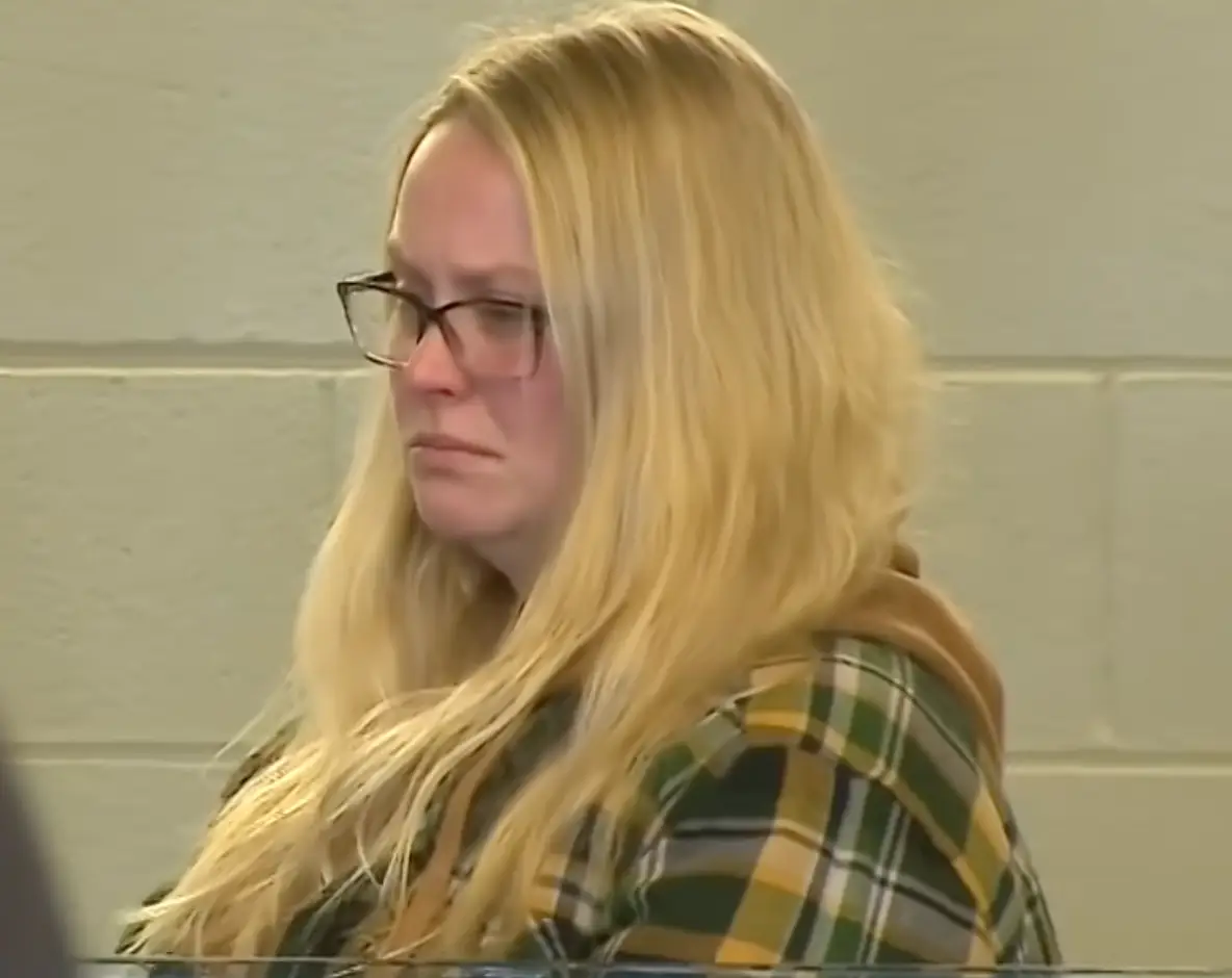 Samantha Pelrine was charged with three counts of aggravated rape of a child and one count of statutory rape (Boston Globe/YouTube)
